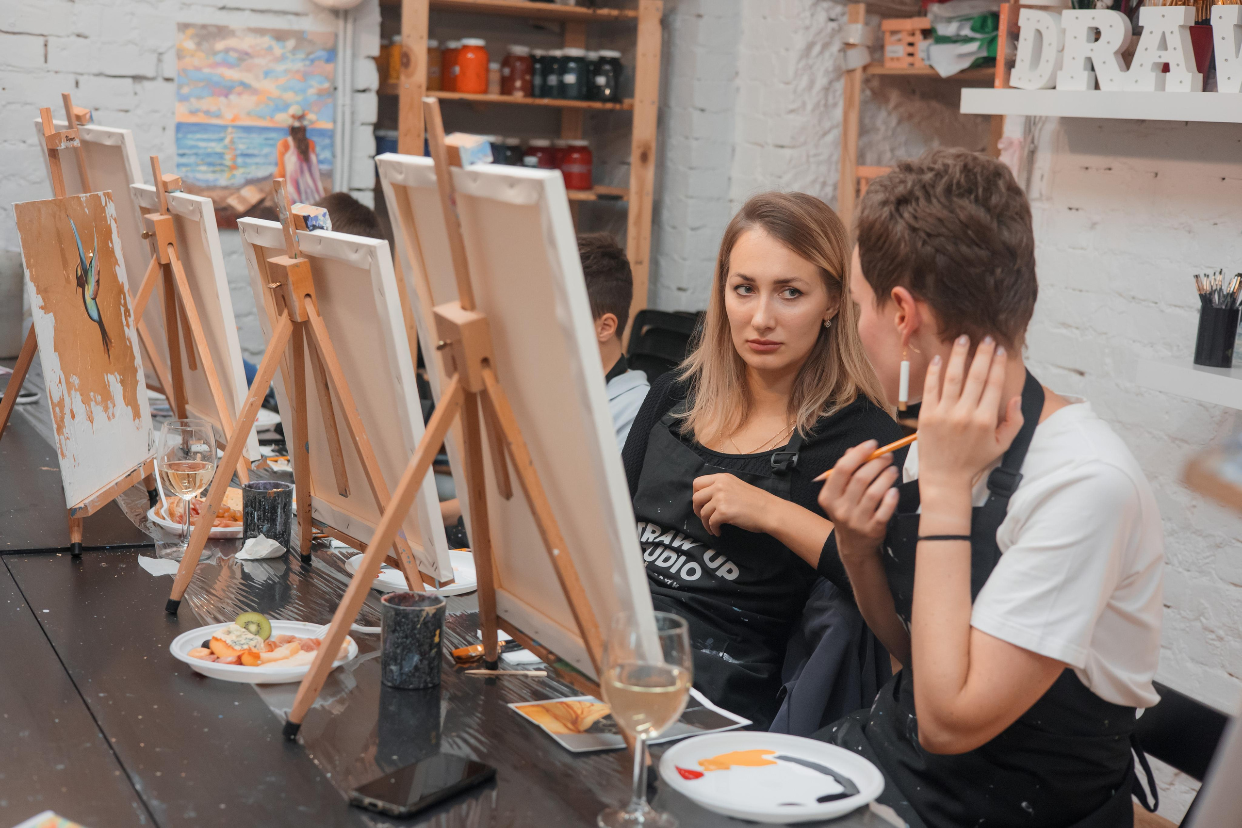 День рождения в Арт-студии. Свадебный и репортажный фотограф (Москва, Королев и другие)