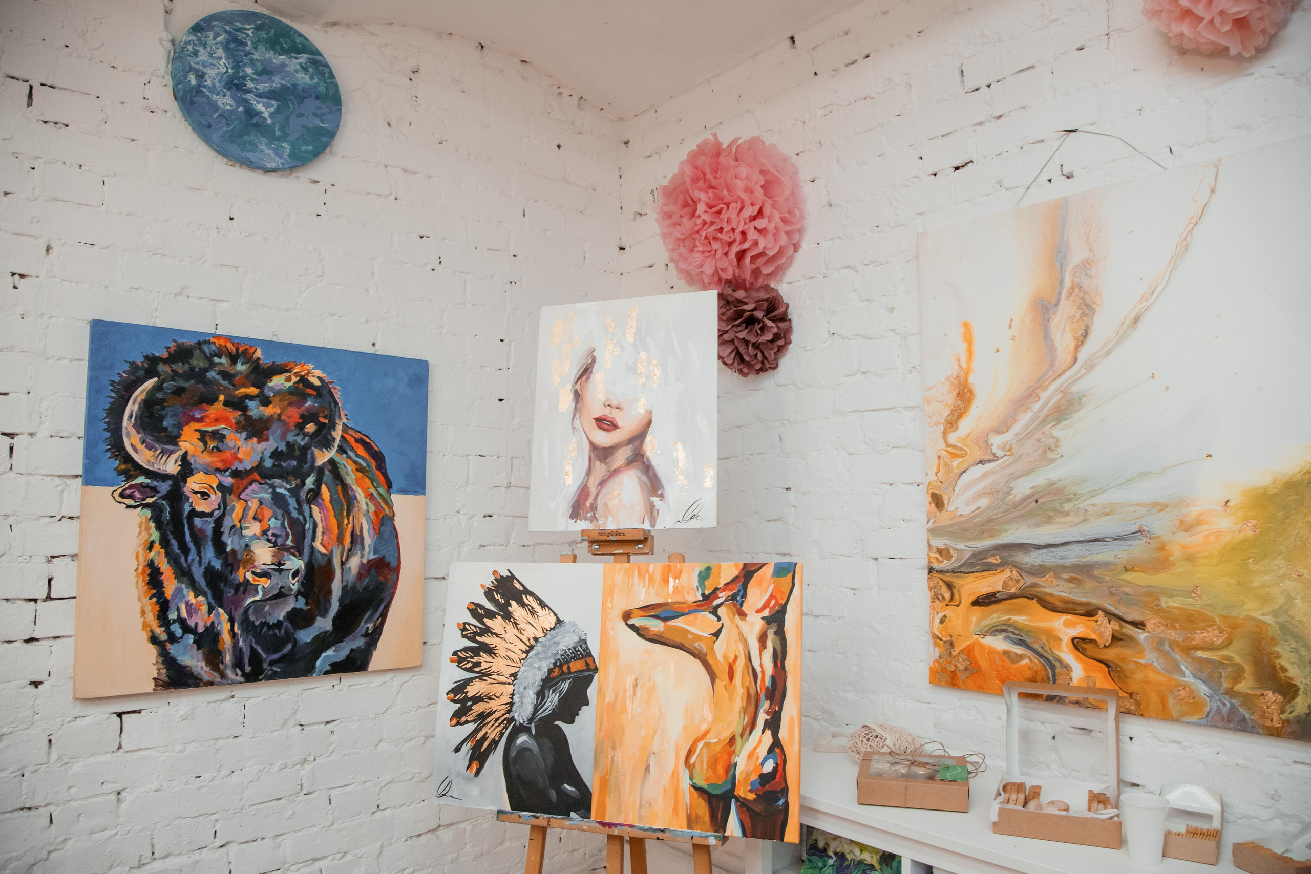 День рождения в Арт-студии. Свадебный и репортажный фотограф (Москва, Королев и другие)