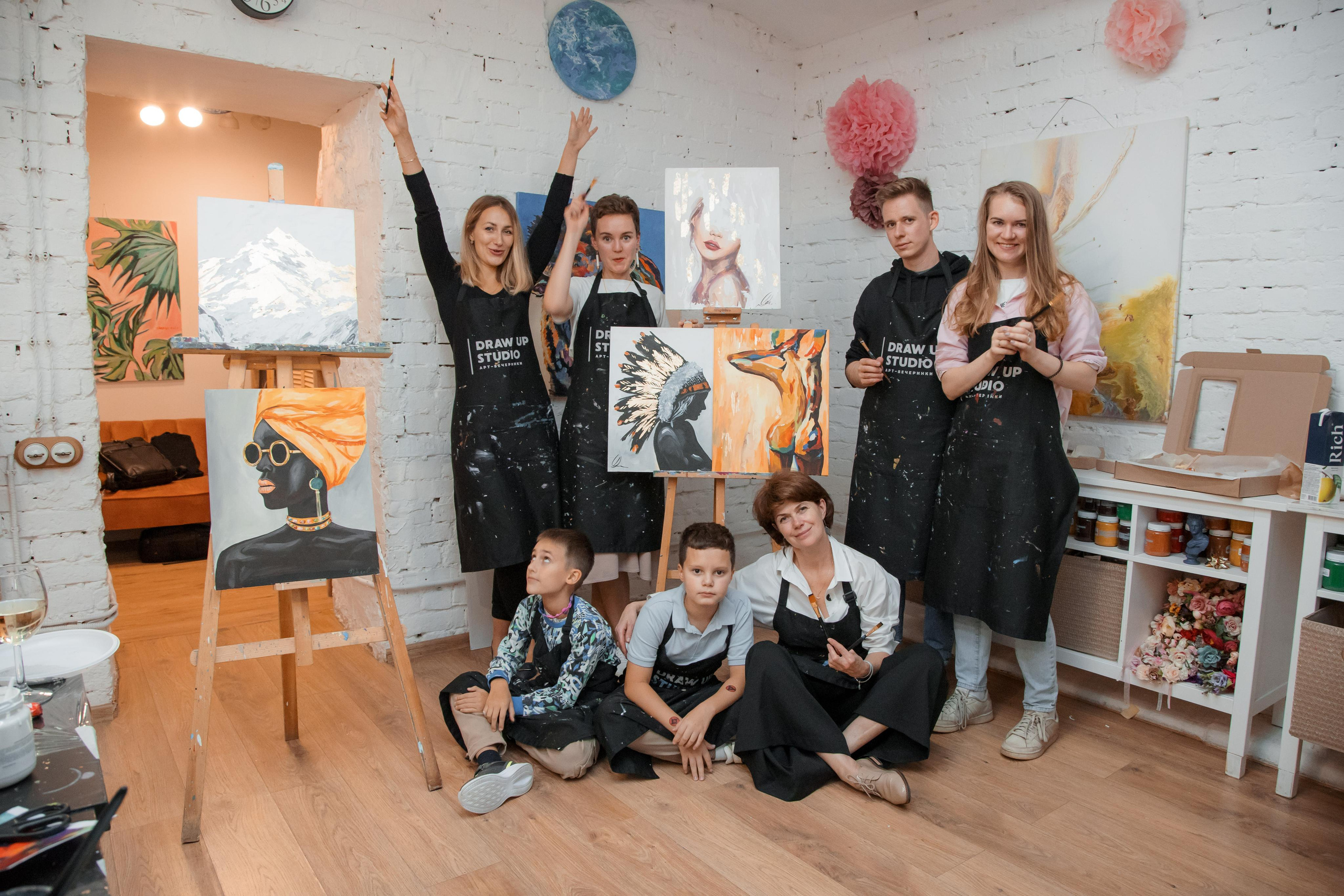 День рождения в Арт-студии. Свадебный и репортажный фотограф (Москва, Королев и другие)