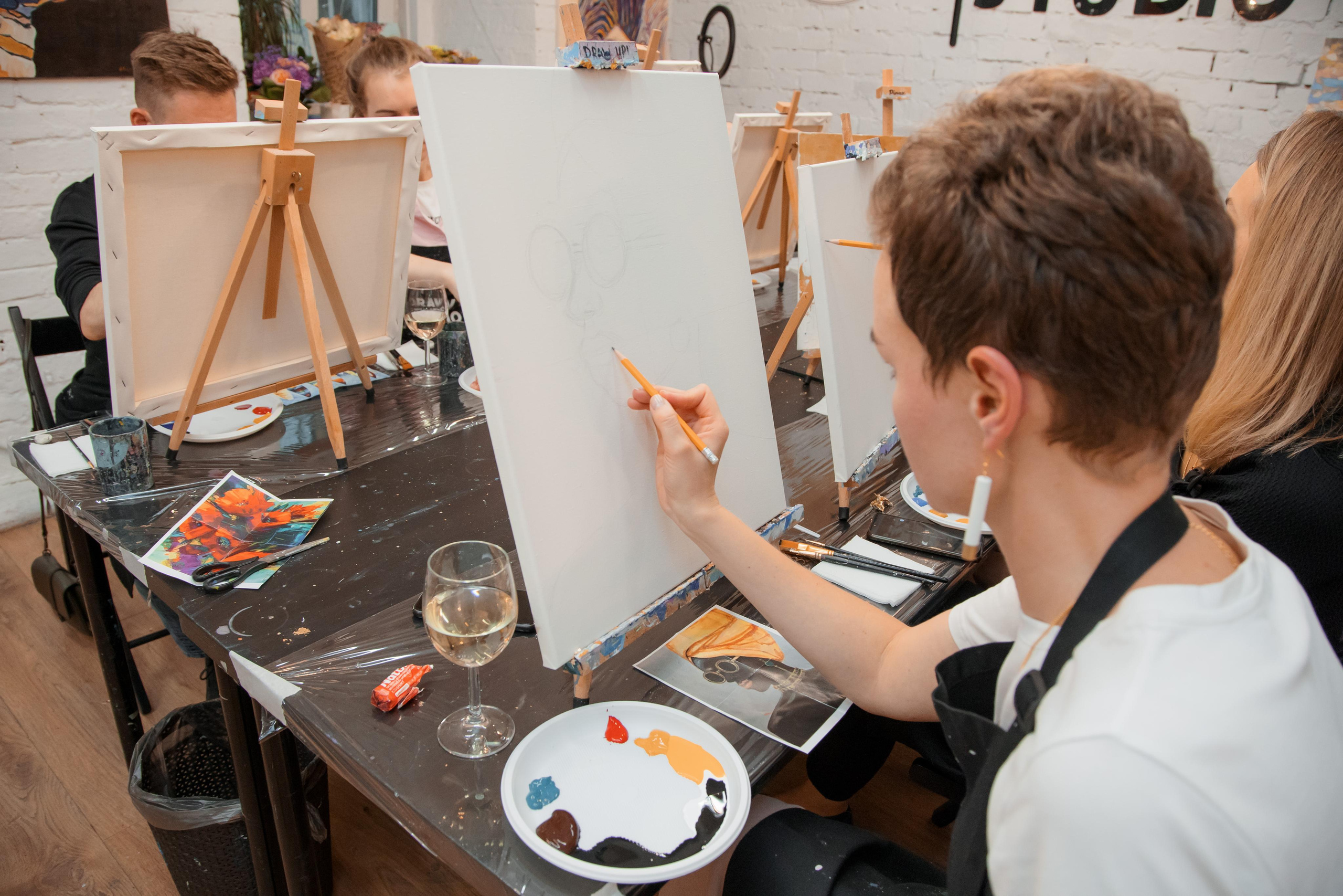 День рождения в Арт-студии. Свадебный и репортажный фотограф (Москва, Королев и другие)