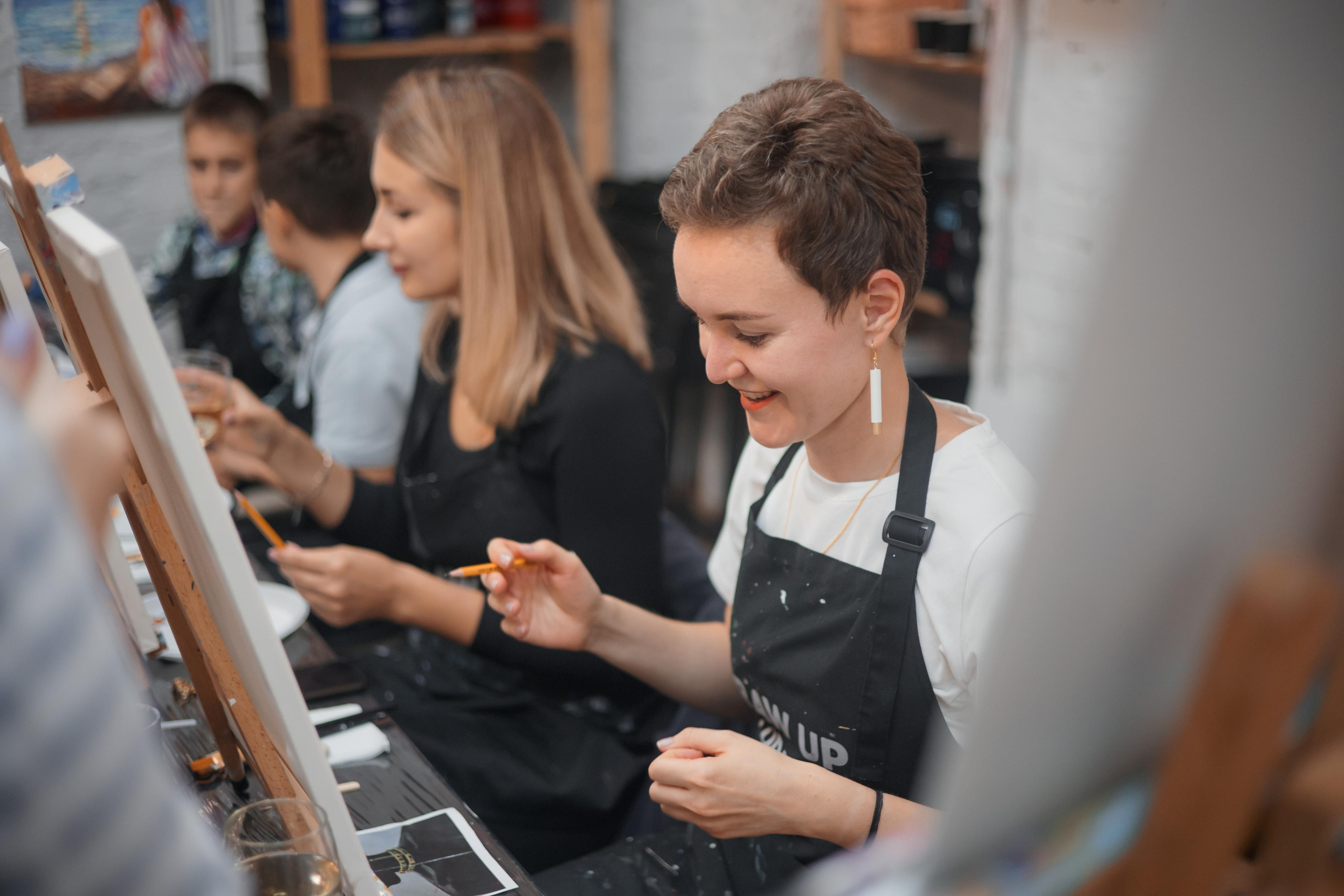 День рождения в Арт-студии. Свадебный и репортажный фотограф (Москва, Королев и другие)