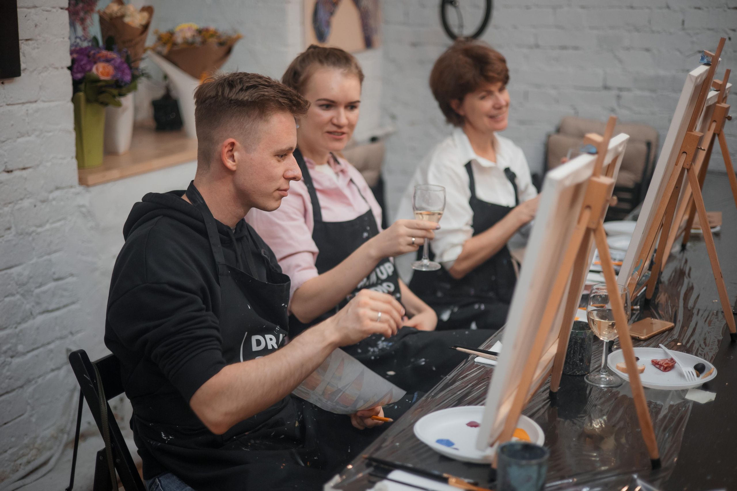 День рождения в Арт-студии. Свадебный и репортажный фотограф (Москва, Королев и другие)