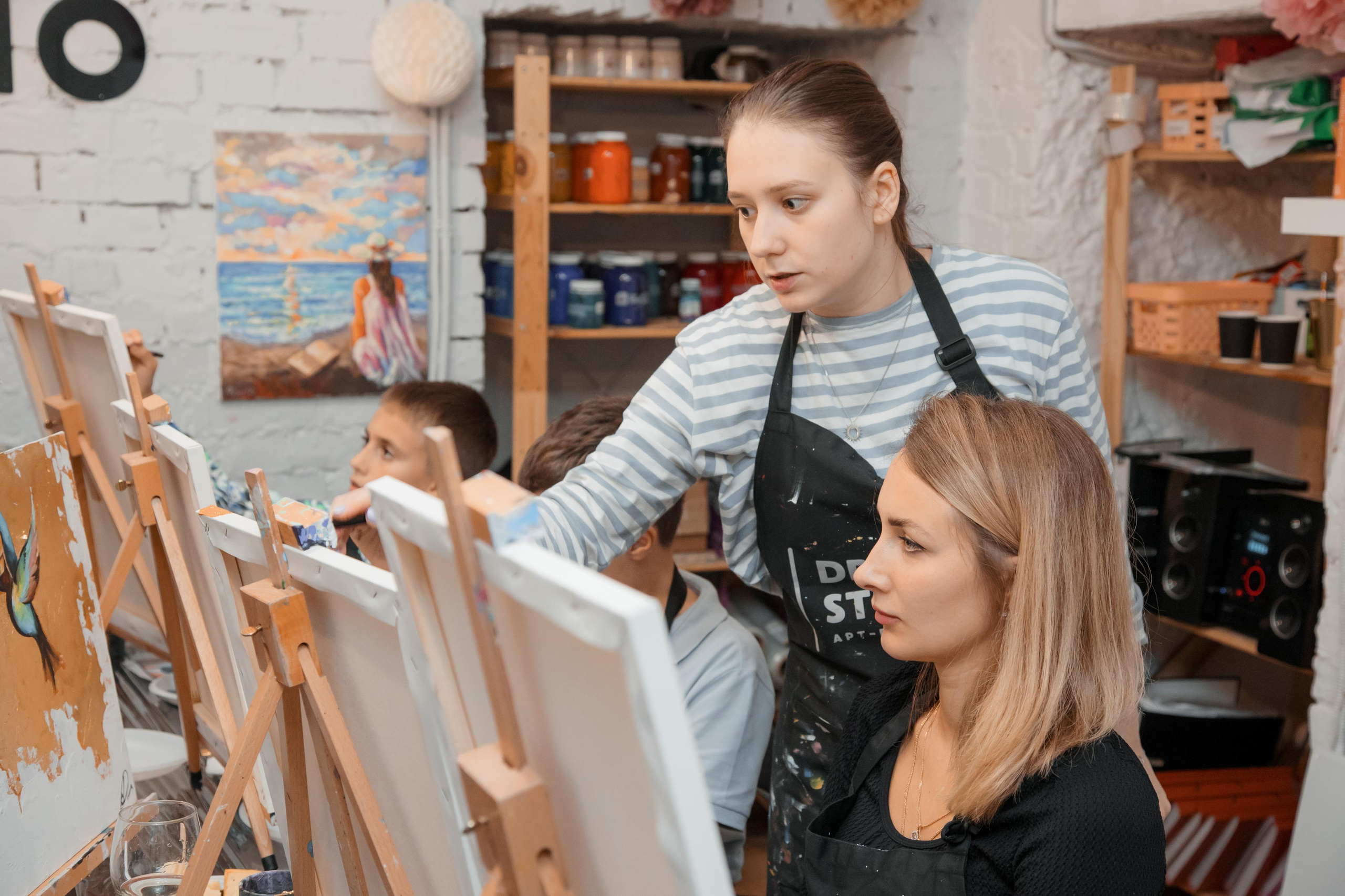 День рождения в Арт-студии. Свадебный и репортажный фотограф (Москва, Королев и другие)