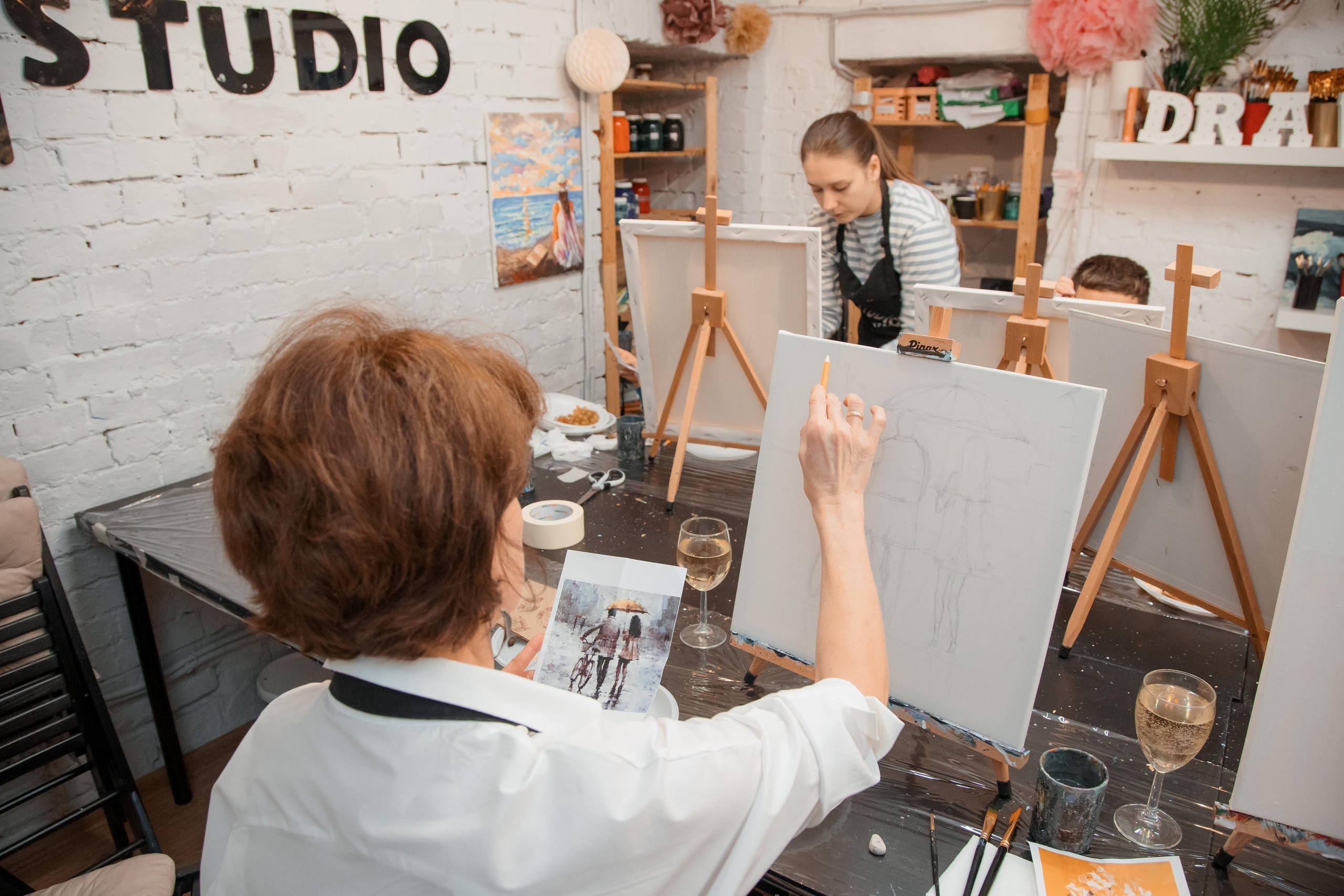 День рождения в Арт-студии. Свадебный и репортажный фотограф (Москва, Королев и другие)