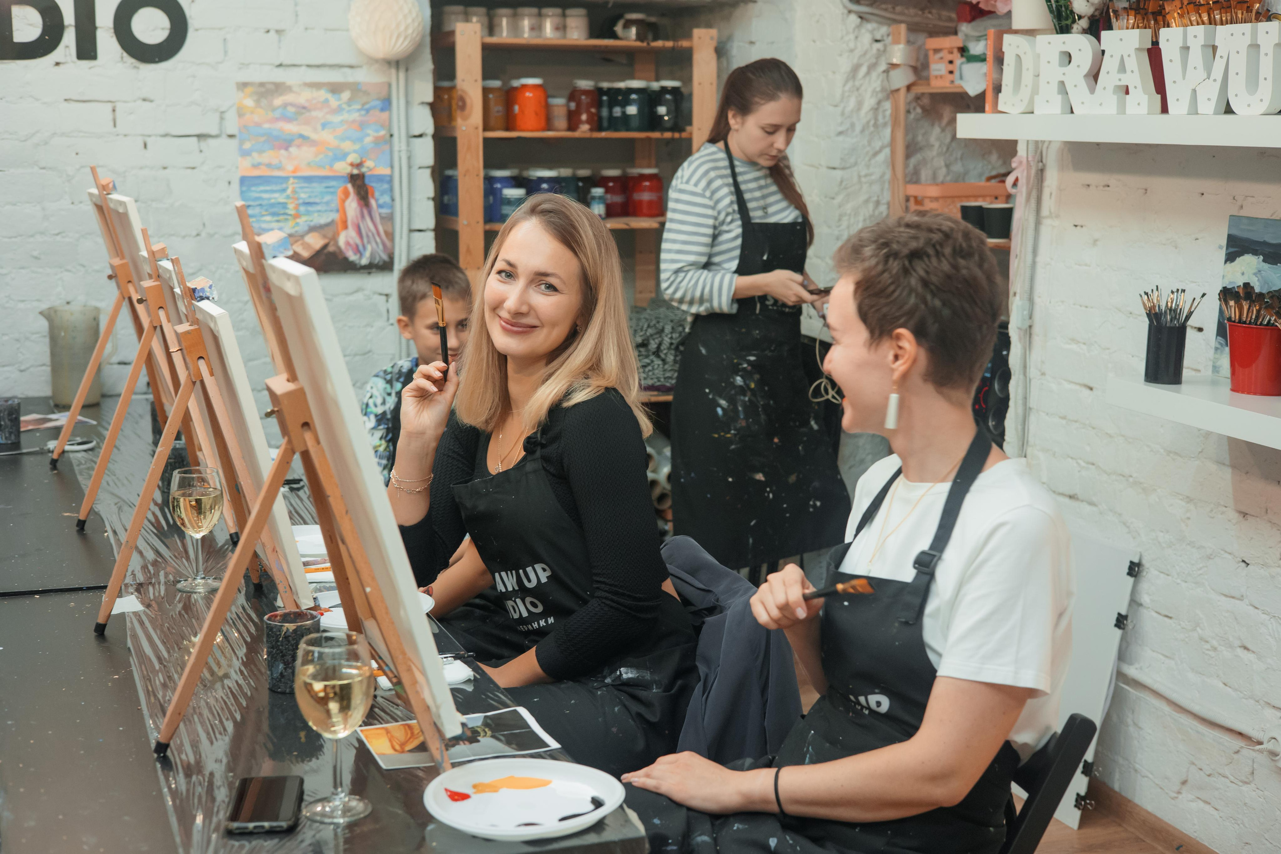 День рождения в Арт-студии. Свадебный и репортажный фотограф (Москва, Королев и другие)