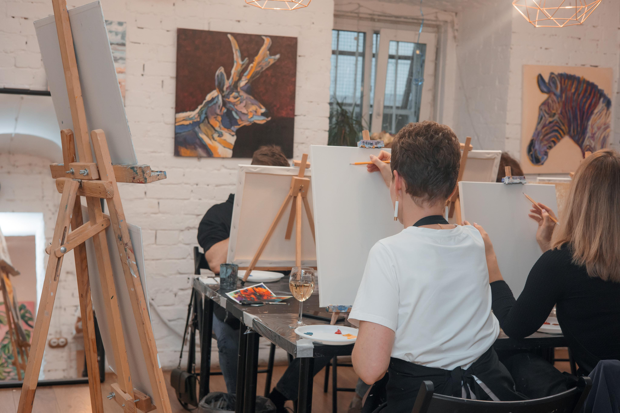 День рождения в Арт-студии. Свадебный и репортажный фотограф (Москва, Королев и другие)