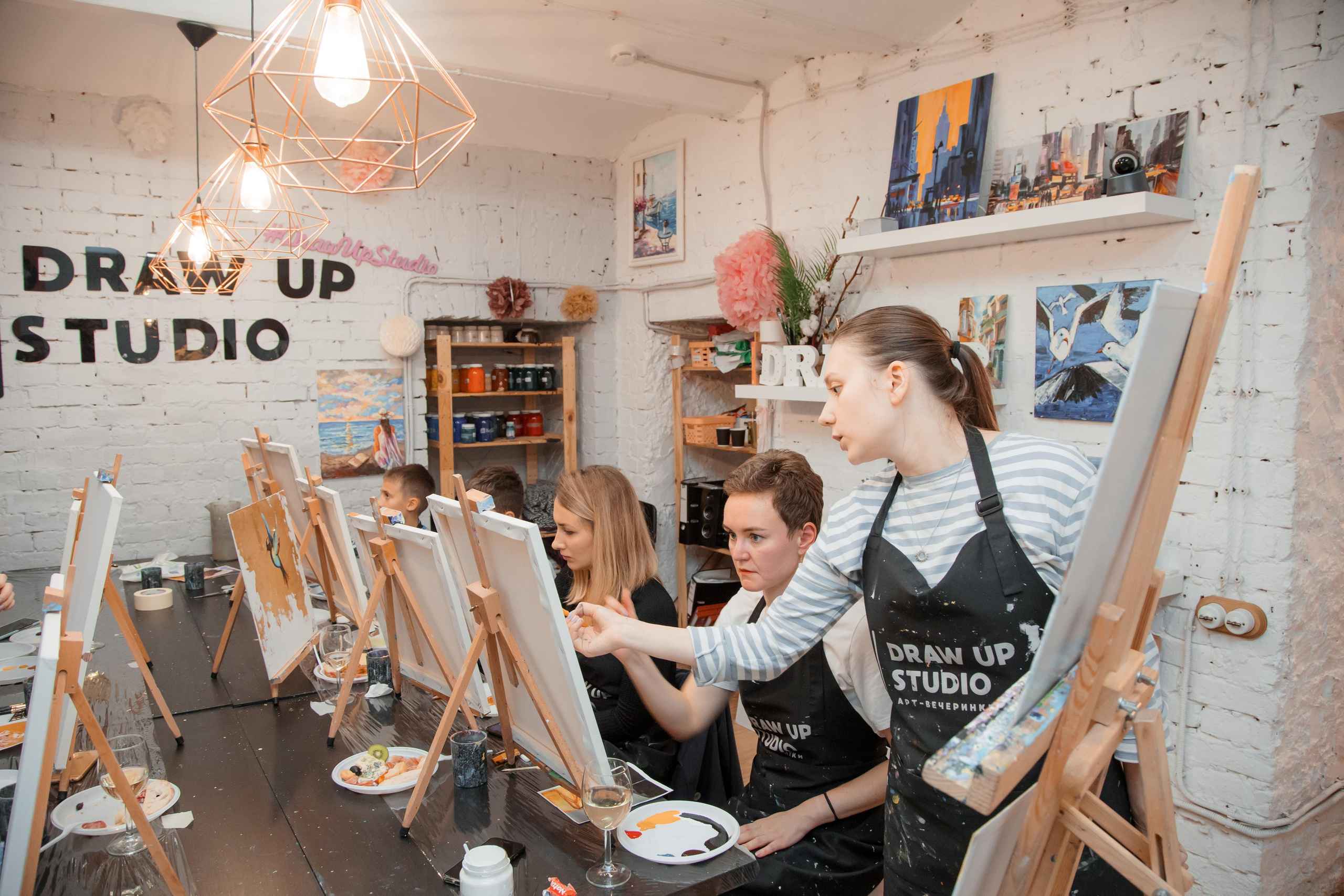 День рождения в Арт-студии. Свадебный и репортажный фотограф (Москва, Королев и другие)