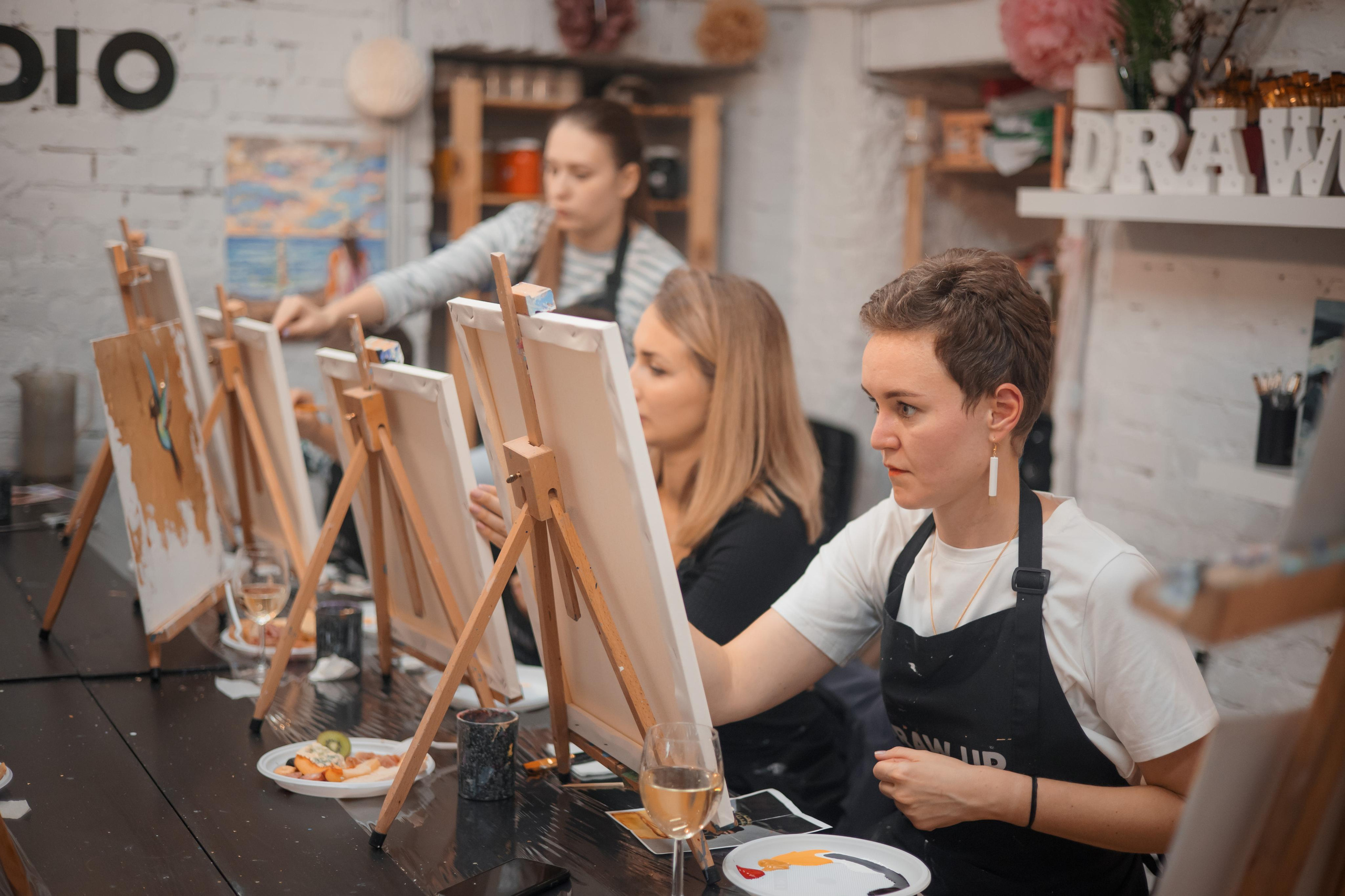 День рождения в Арт-студии. Свадебный и репортажный фотограф (Москва, Королев и другие)
