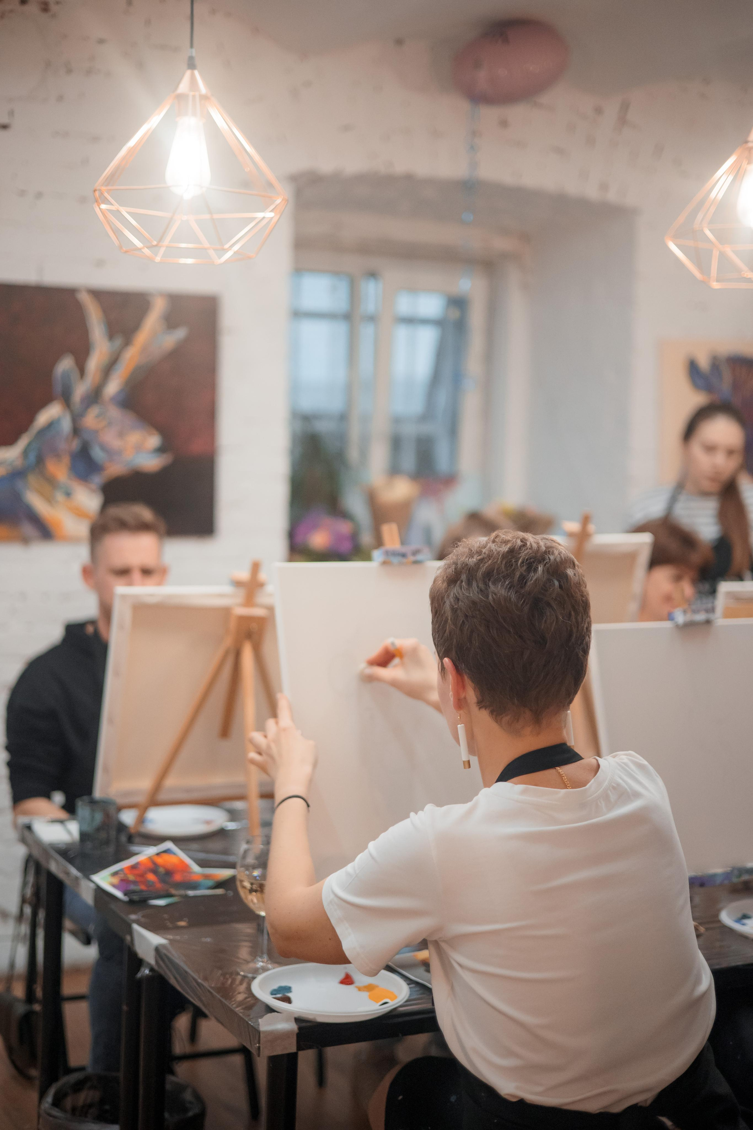 День рождения в Арт-студии. Свадебный и репортажный фотограф (Москва, Королев и другие)