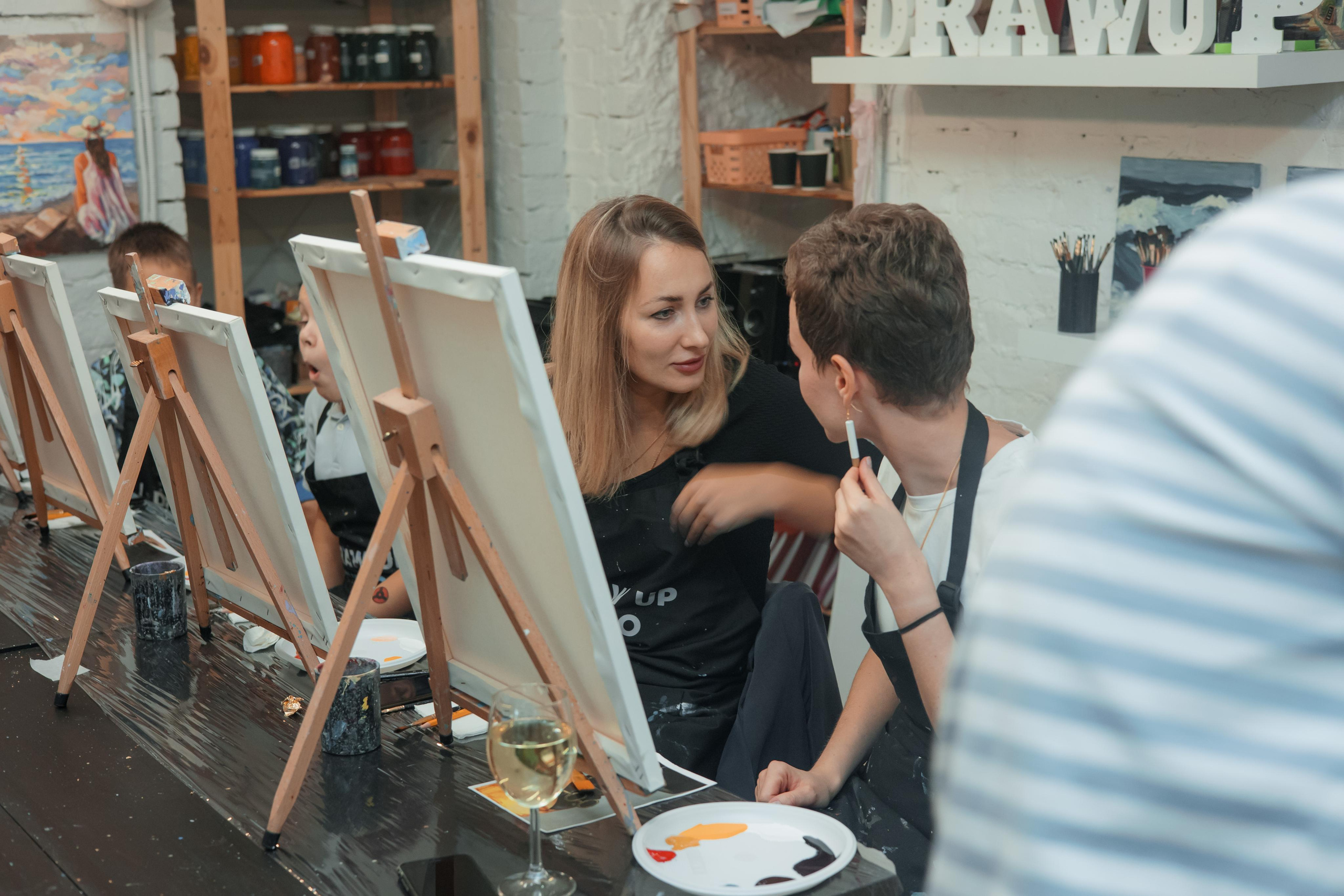 День рождения в Арт-студии. Свадебный и репортажный фотограф (Москва, Королев и другие)