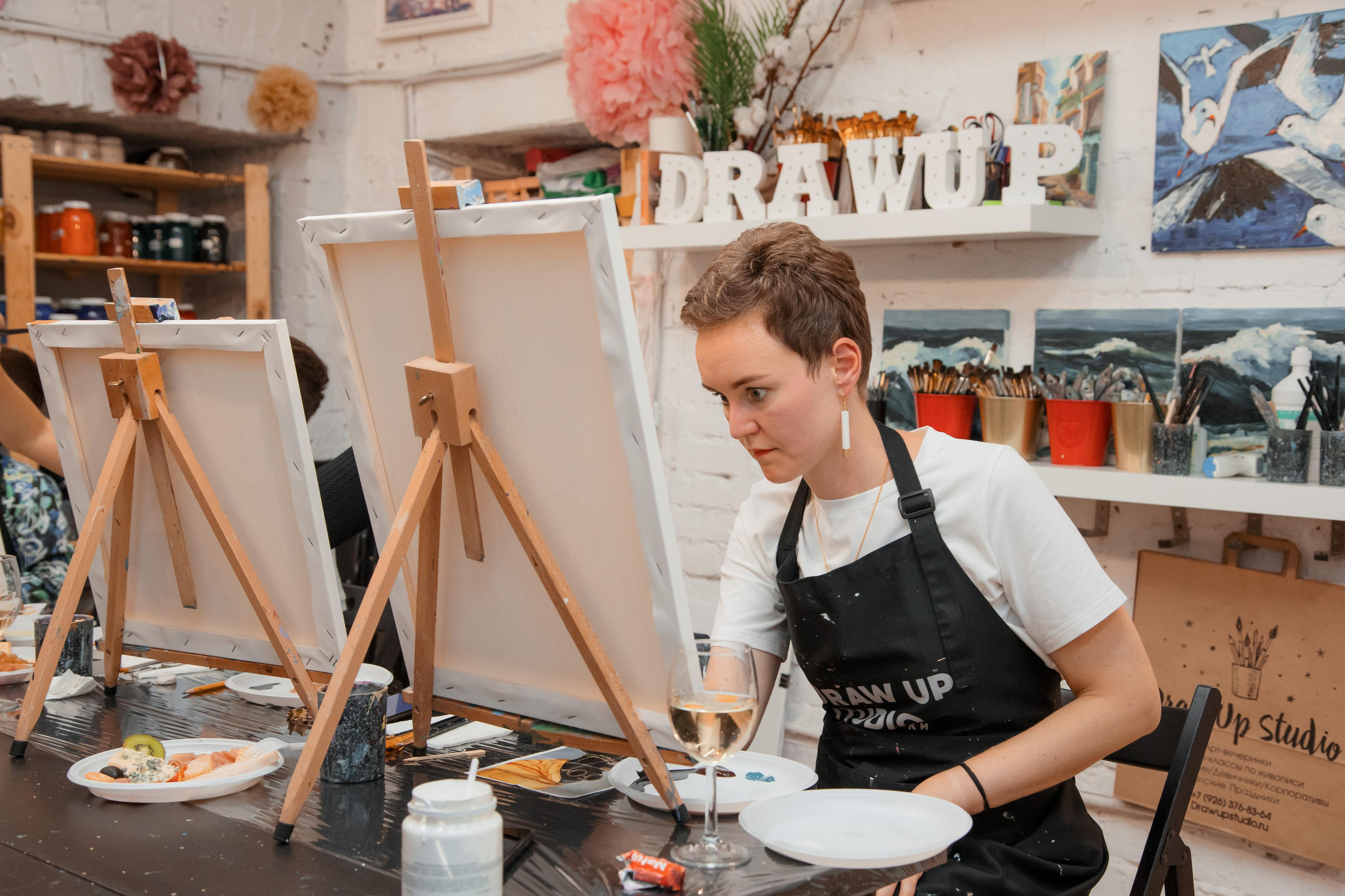День рождения в Арт-студии. Свадебный и репортажный фотограф (Москва, Королев и другие)