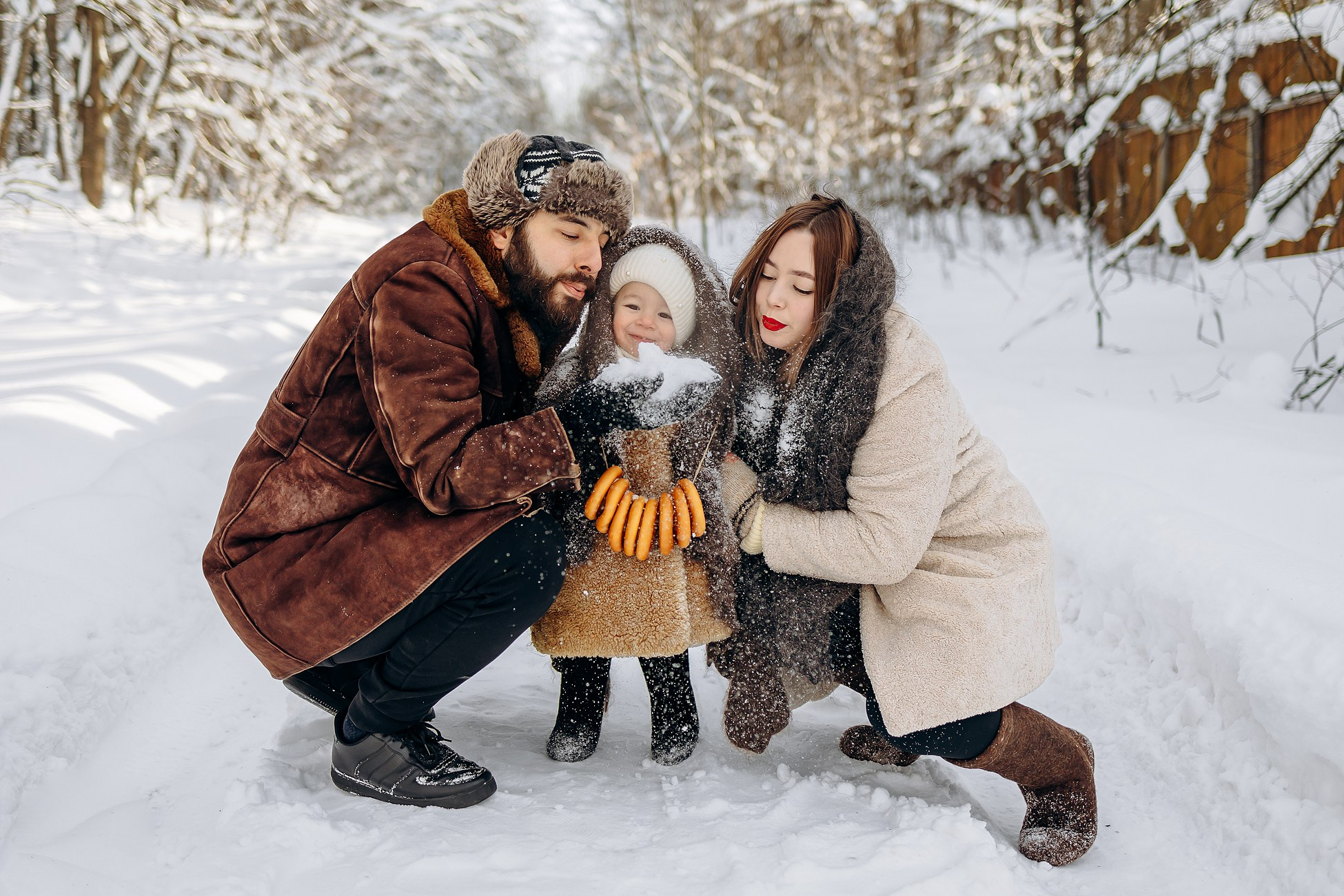 Русская зима. Семейный фотограф в Пензе Мария Левина
