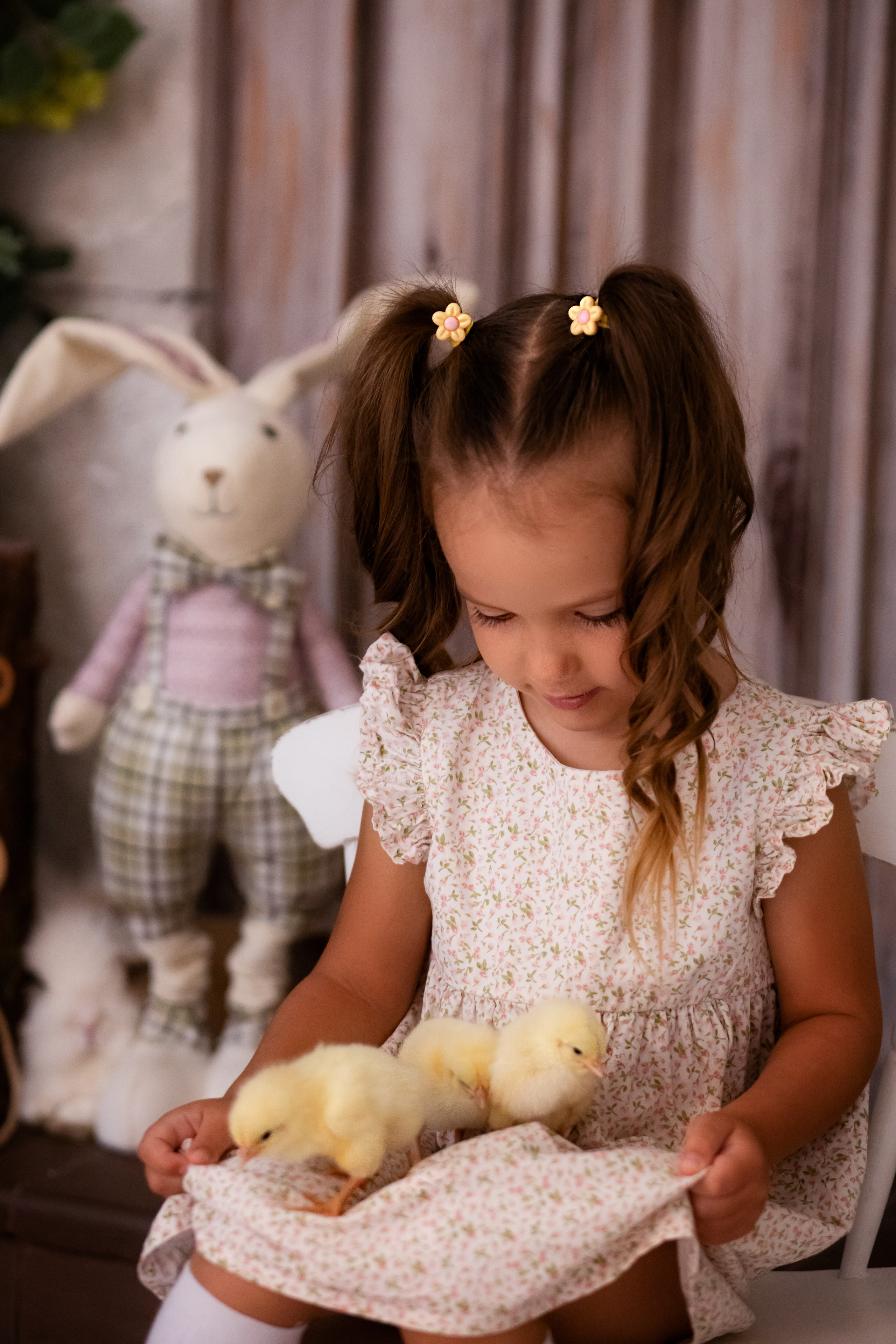 Утята, цыплята и я с крестной). Съемка Таинств Крещения Венчания, детские и семейные съемки в Пензе