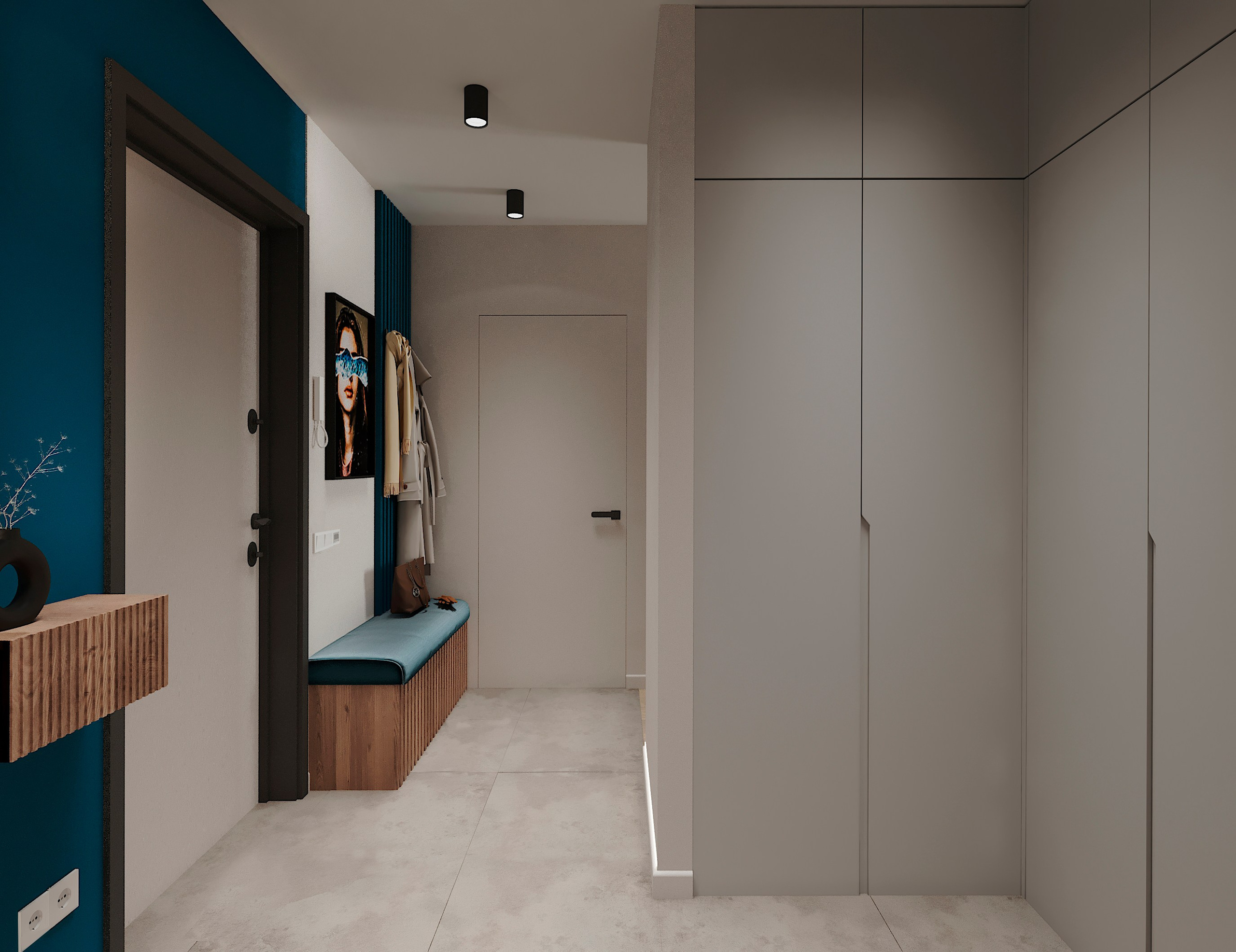 Современный интерьер с акцентами. Lina architector | Дизайн интерьера