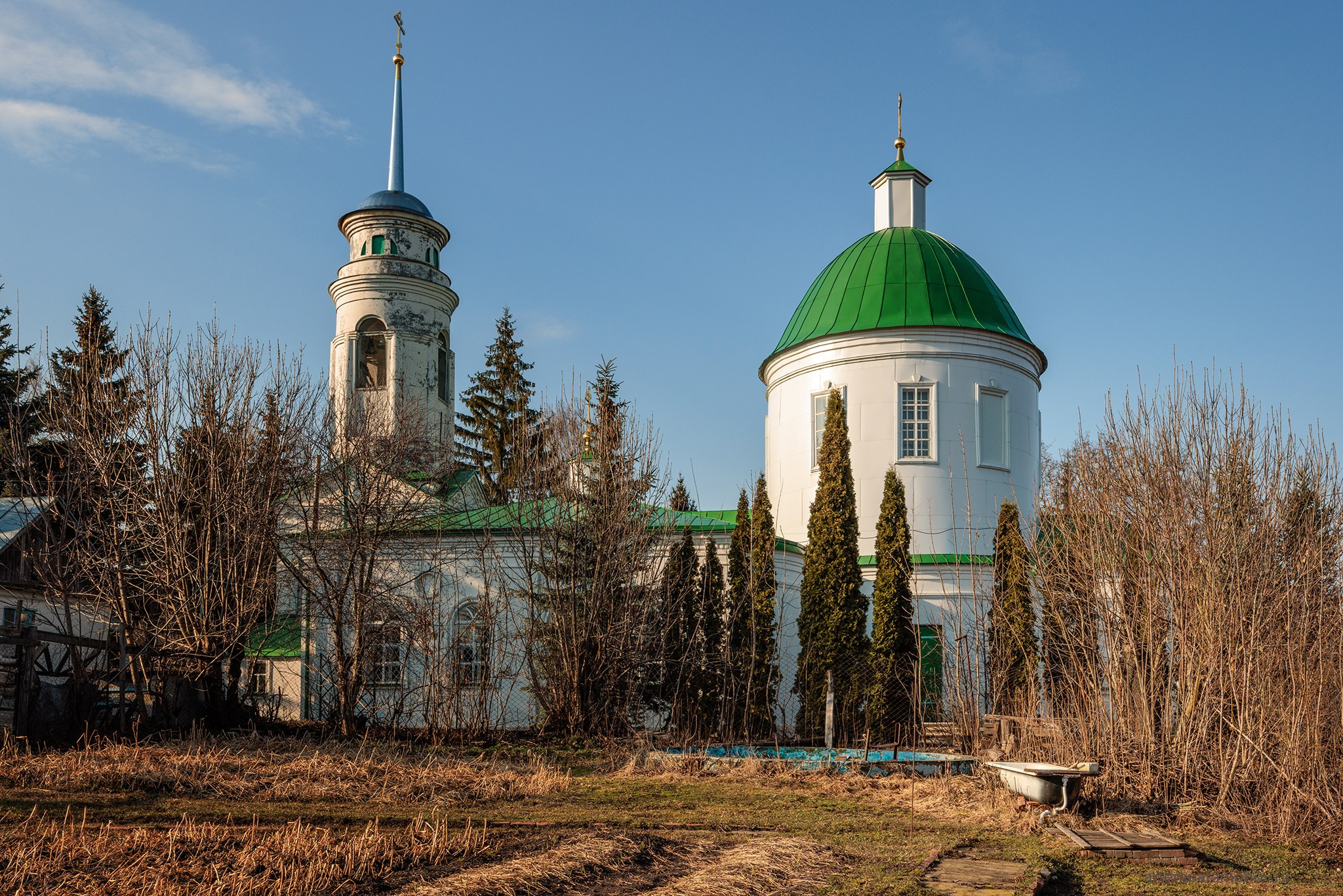 Ефремовский район. Церковь сергия Радонежского в Черкассах. Фотохудожник Артём Парамонов