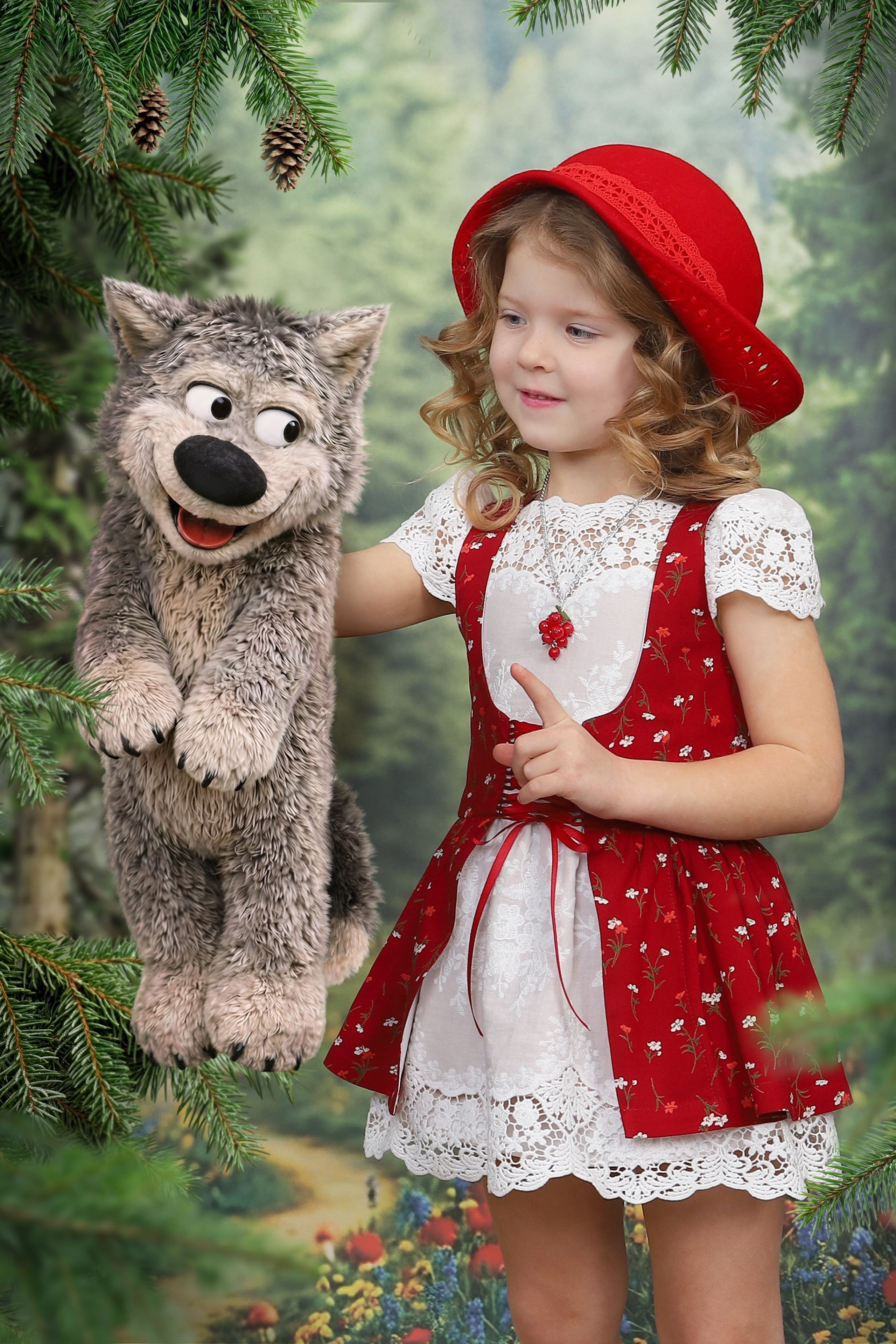 КОМПАНИЯ КРАЙФОТО ФОТОСЕССИЯ КРАСНАЯ ШАПОЧКА