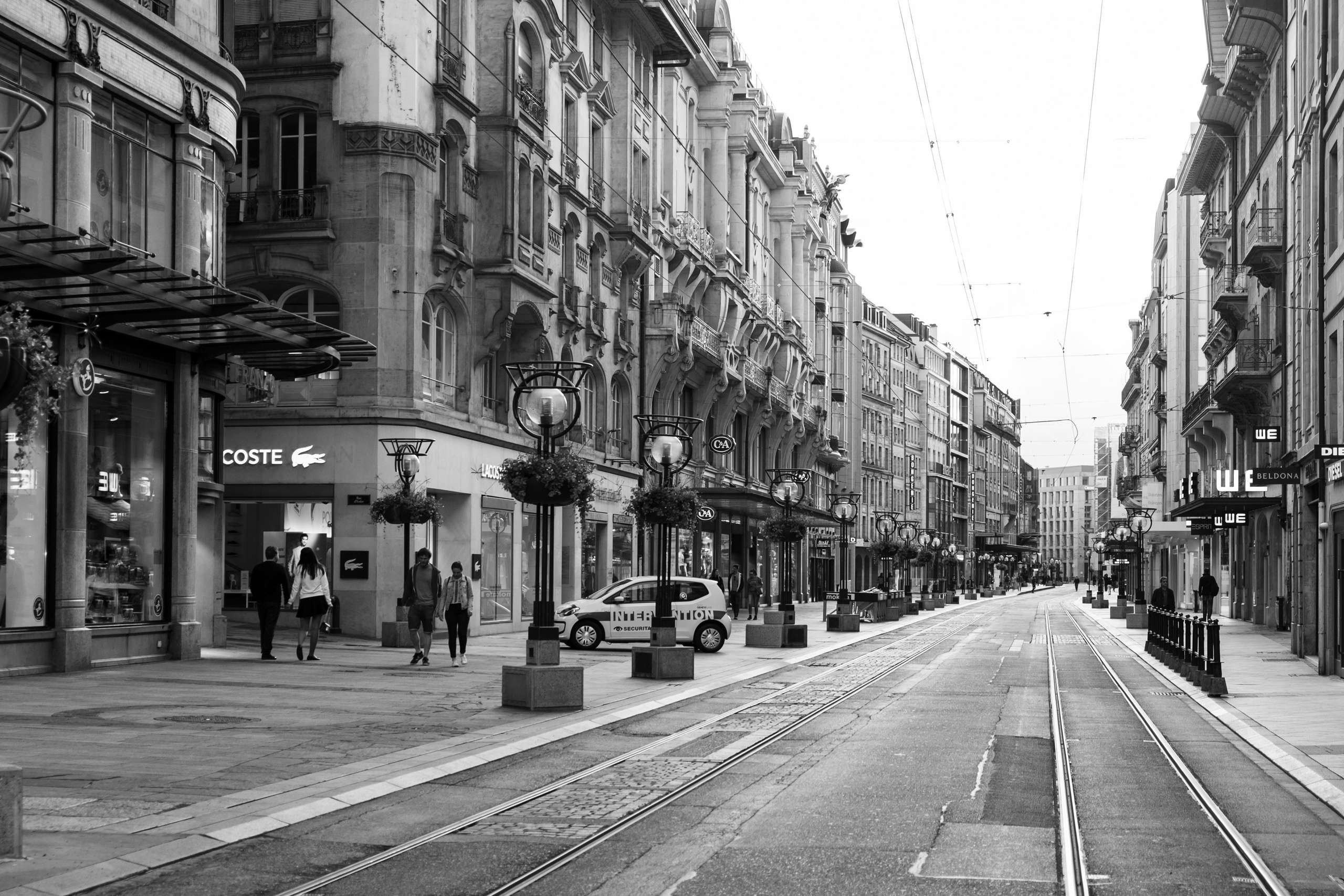Женева. Фотограф Антон Швец — Монохромная реальность