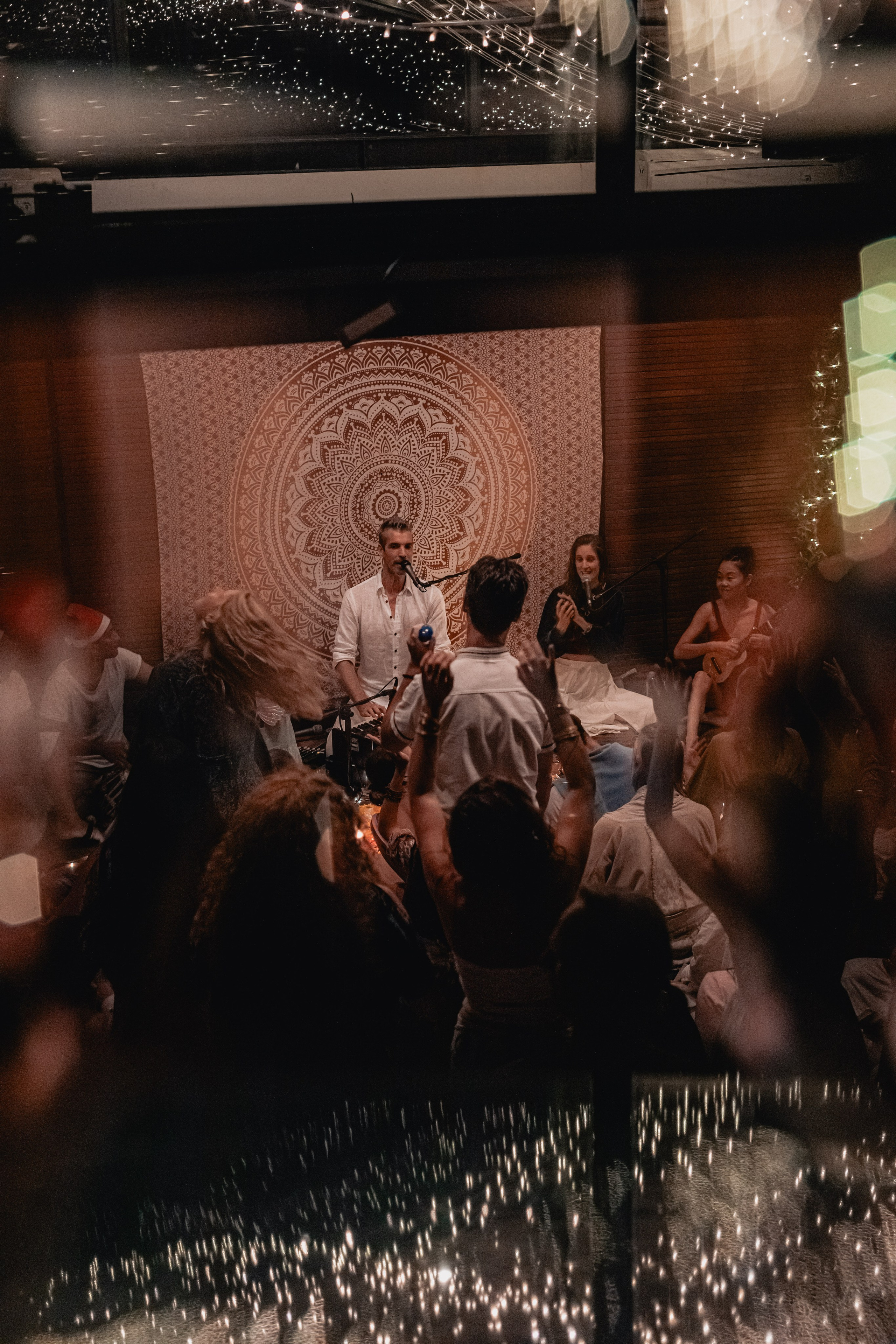 Christmas kirtan w Bhakti Bliss family. Mariam Bagdasaryan