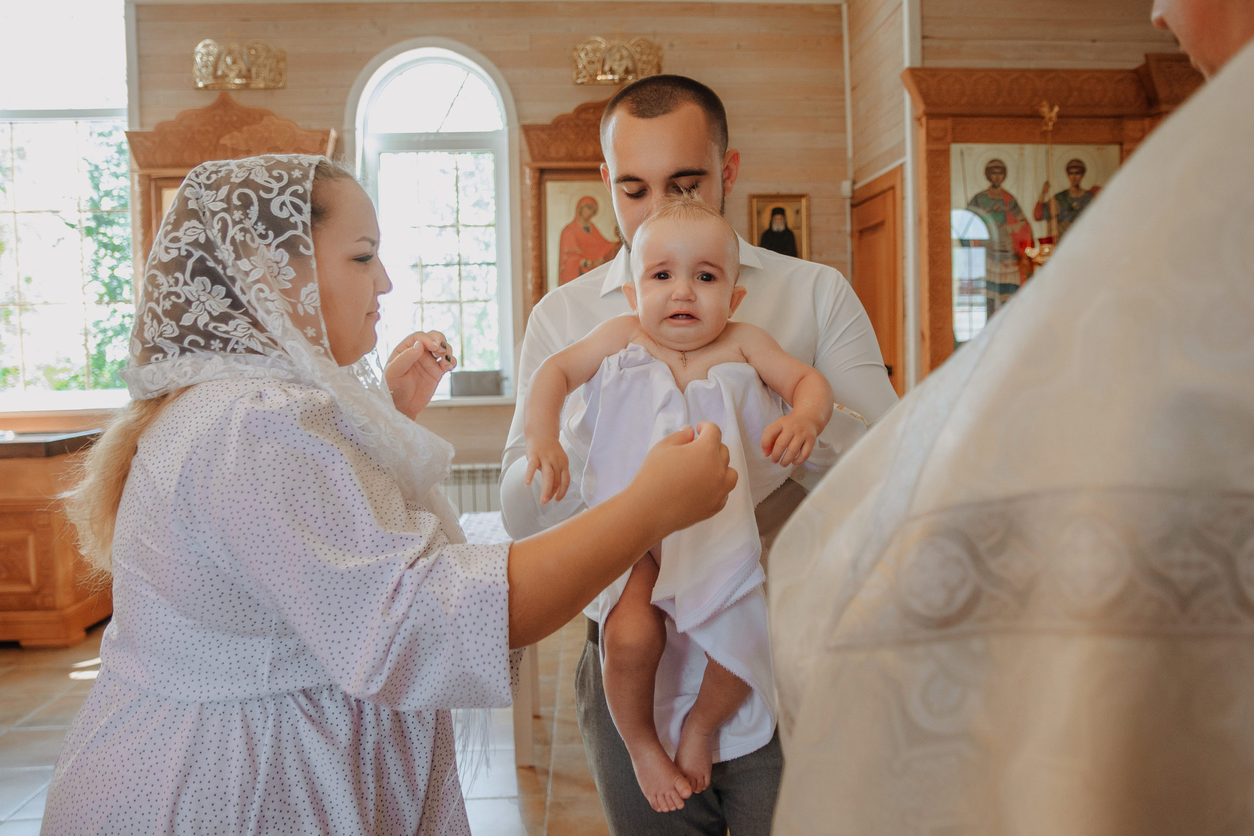 Крещение Демьяна. Семейный и детский фотограф Кущ Наташа
