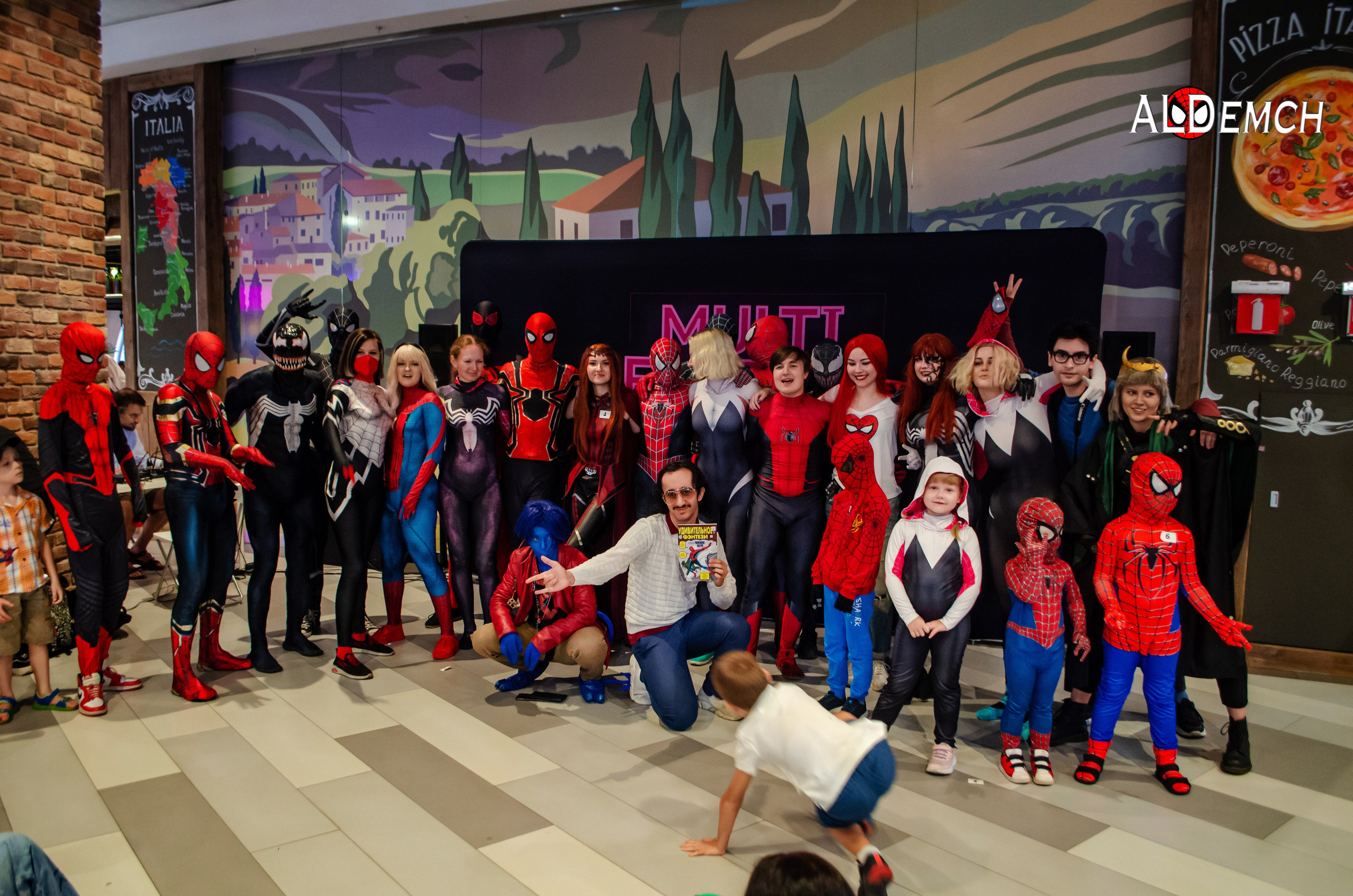 Фотосессия на Дне рождения Человека-Паука в Москве