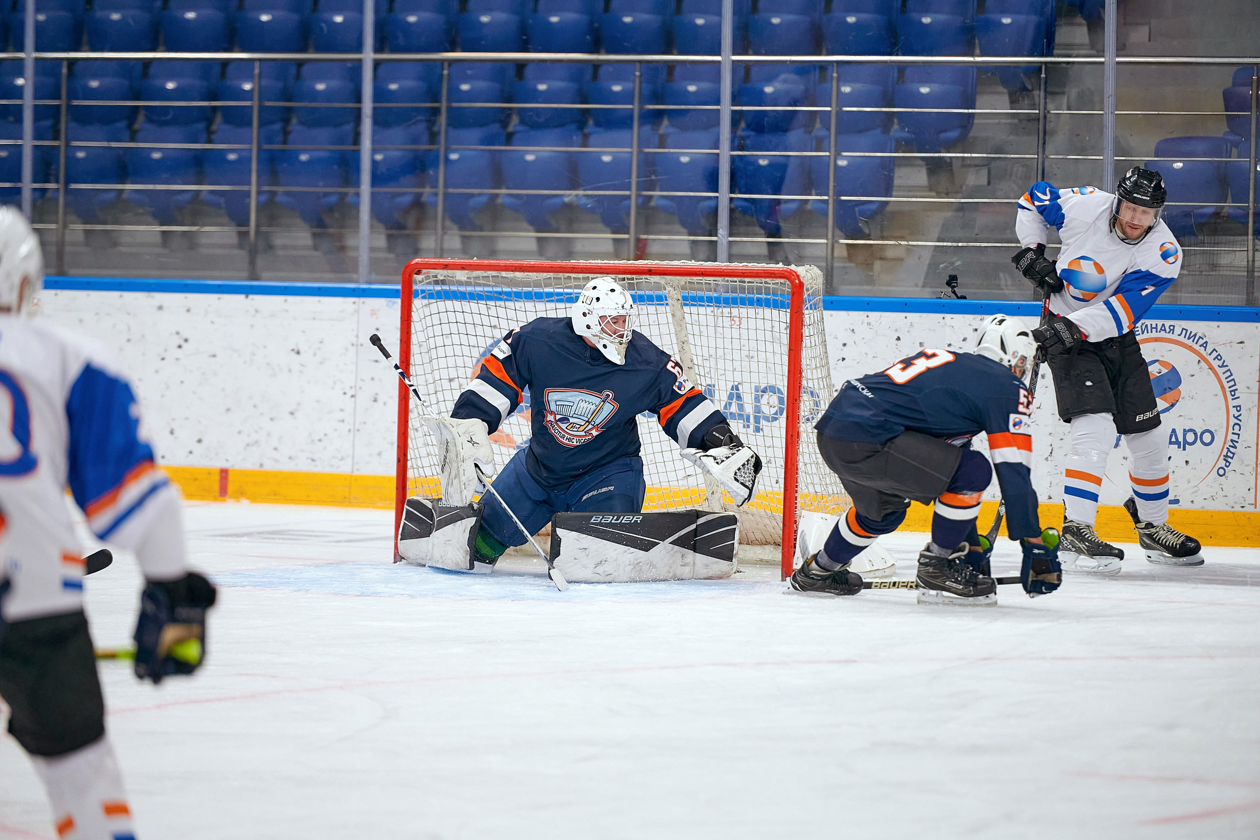 Портфолио репортажной фотосъёмки: Кристалл арена — Хоккей — РусГидро. Фотограф Яковлев Роман — Красноярск