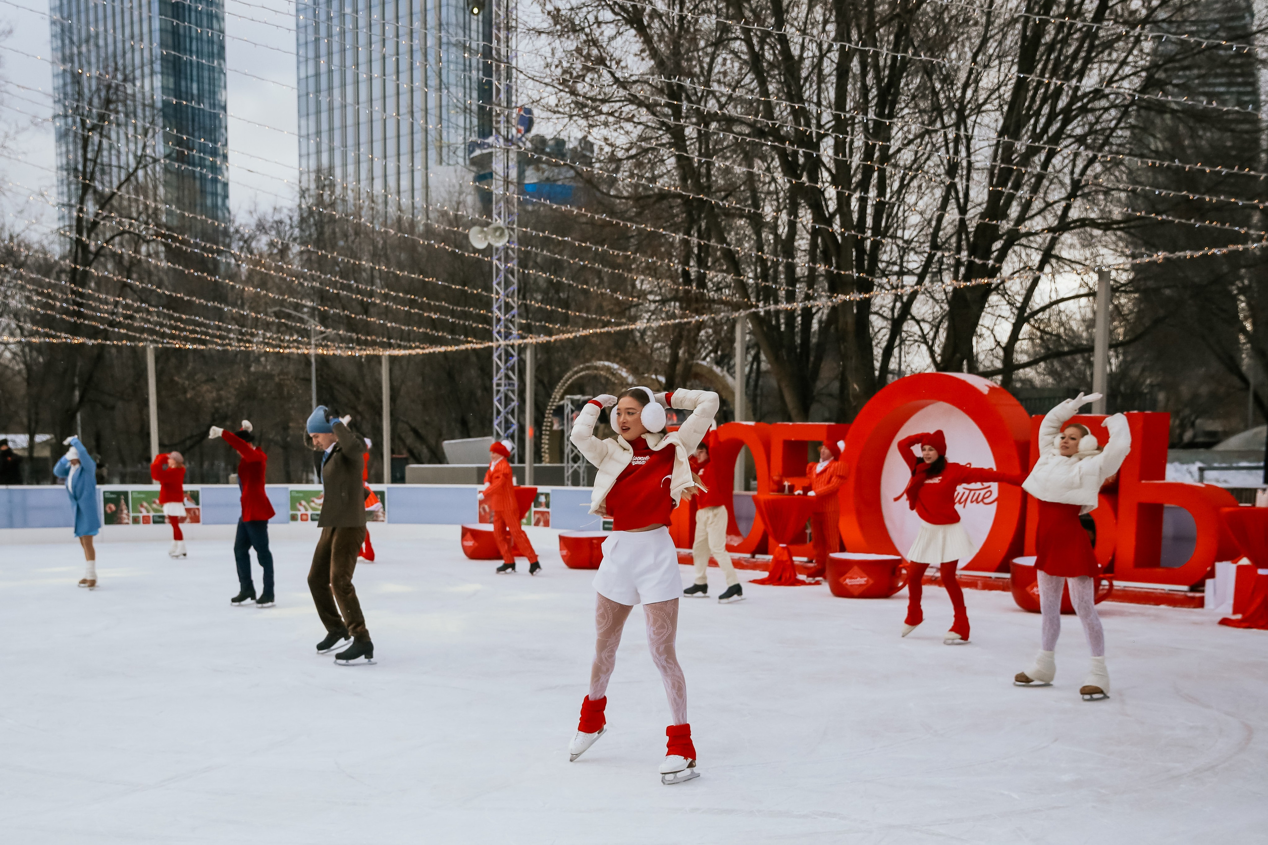 Ледовое шоу Сити каток Московское Чаепитие. Фотограф и видеограф Анна Домашенко