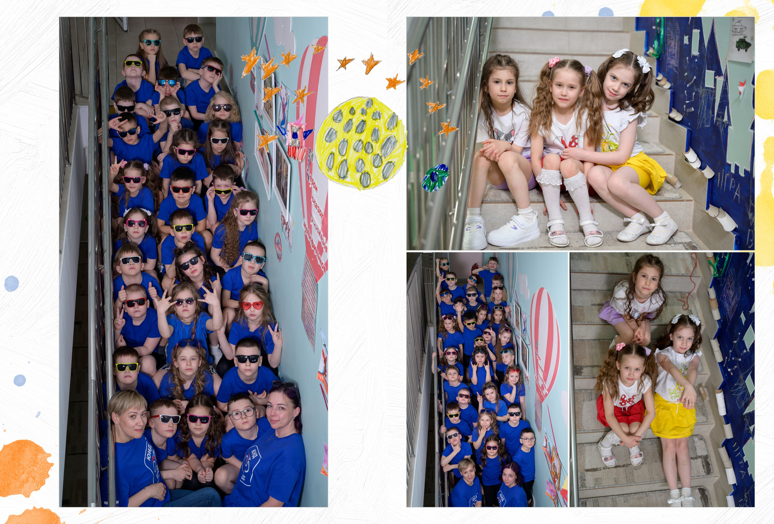 Д/с№ 3к3 группа «Фантазёры» (индивидуальный дизайн) + рисунки детей. Фотограф новорожденных, семейный детский в Тюмени Татьяна Морозова