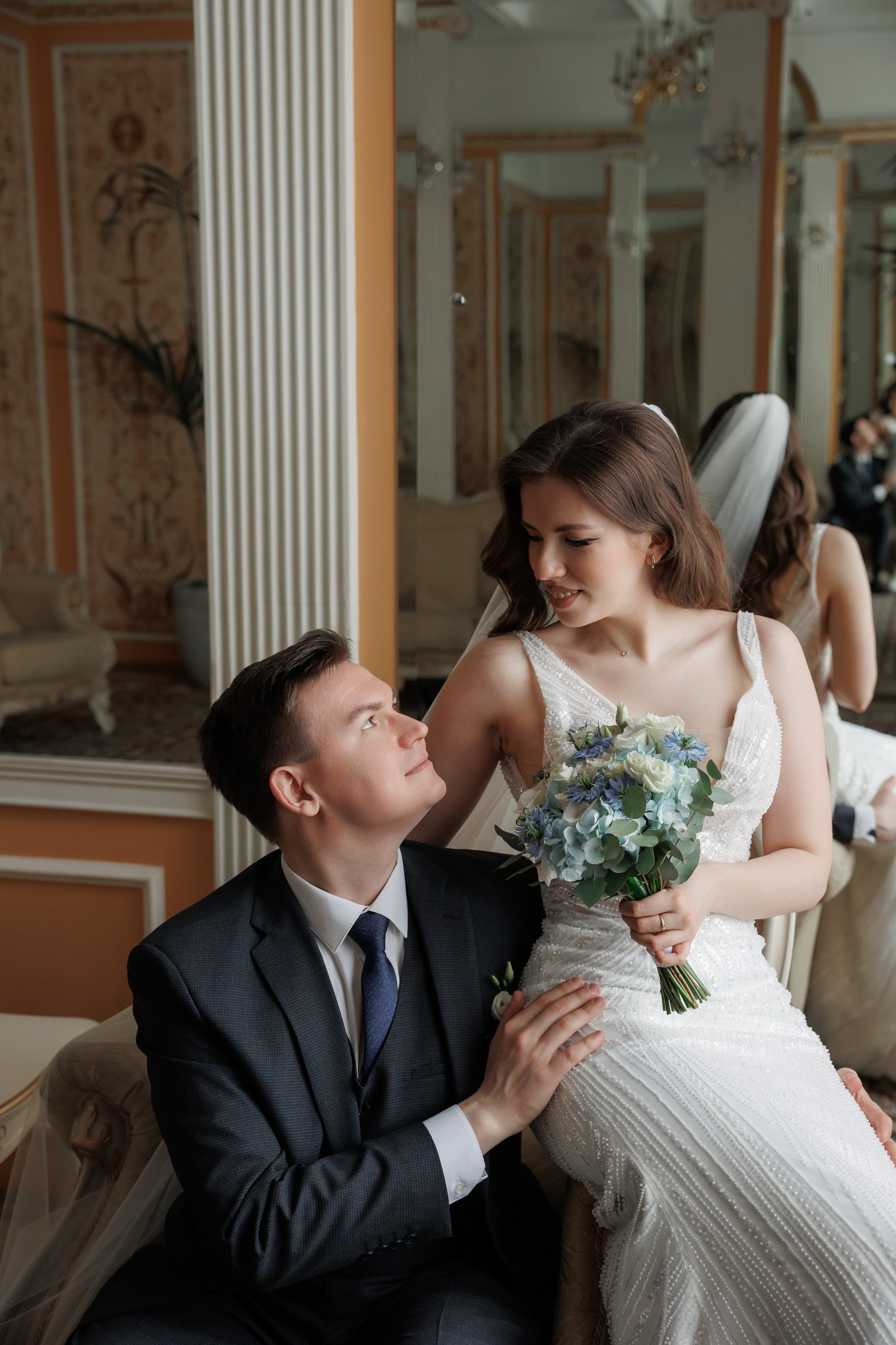 Даша и Дима, Грибоедовский ЗАГС. Свадебный и репортажный фотограф (Москва, Королев и другие)