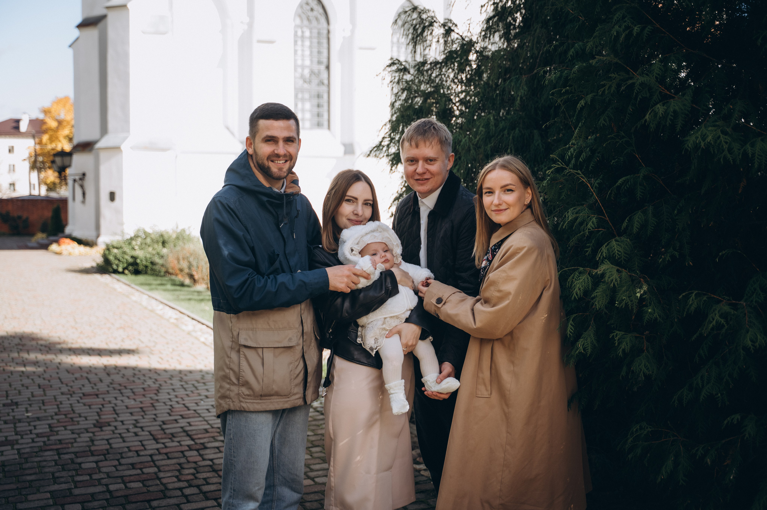 Крещение Эмили (Золотогорский костёл Пресвятой Троицы). Семейный фотограф в Минске Дарья Дреко
