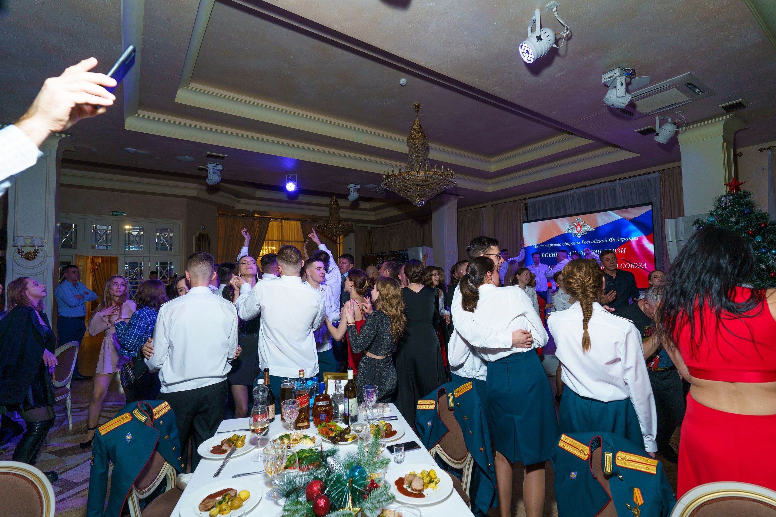 Фотосъемка выпуска военной академии и вручение дипломов