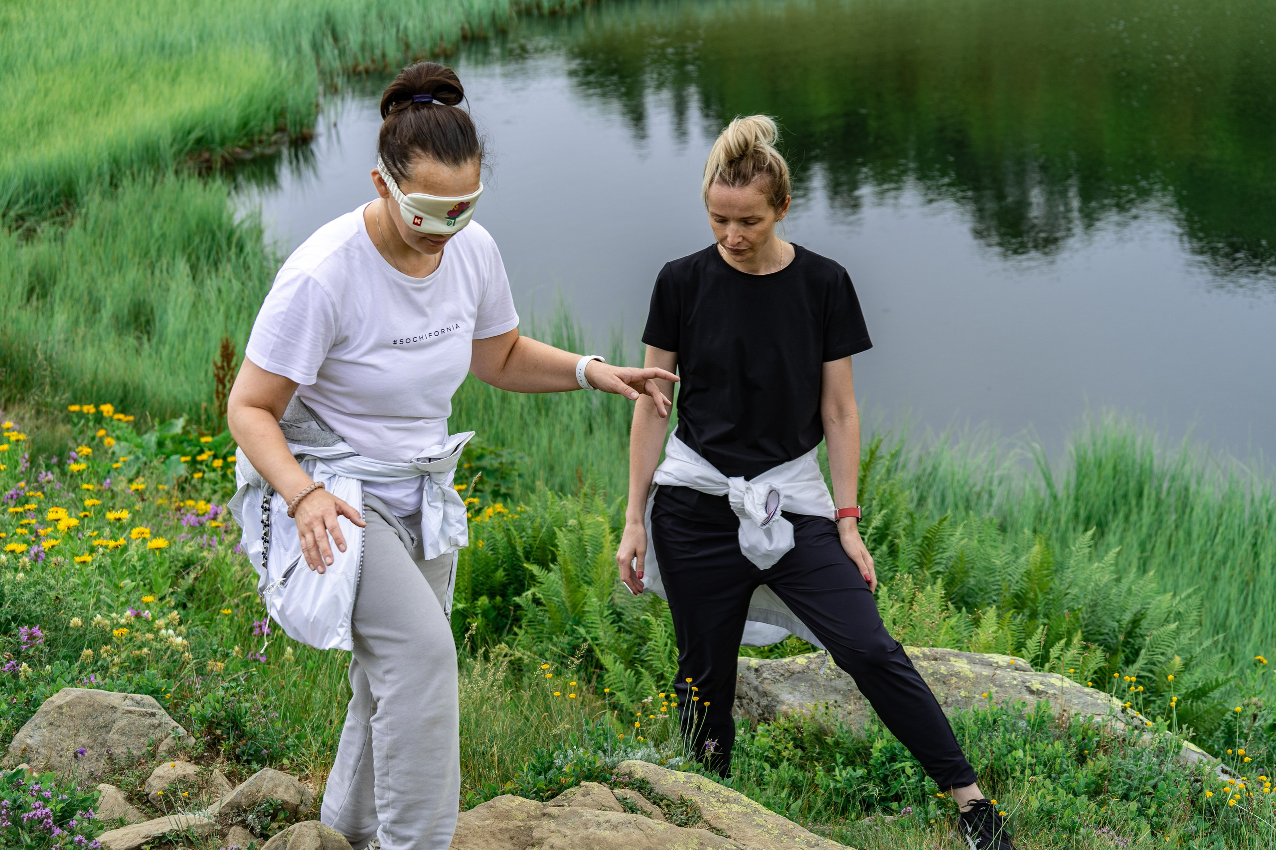 Психологический тренинг на озере Зеркальное. Репортажный фотограф в Красной Поляне и Сочи Павлюченко Екатерина