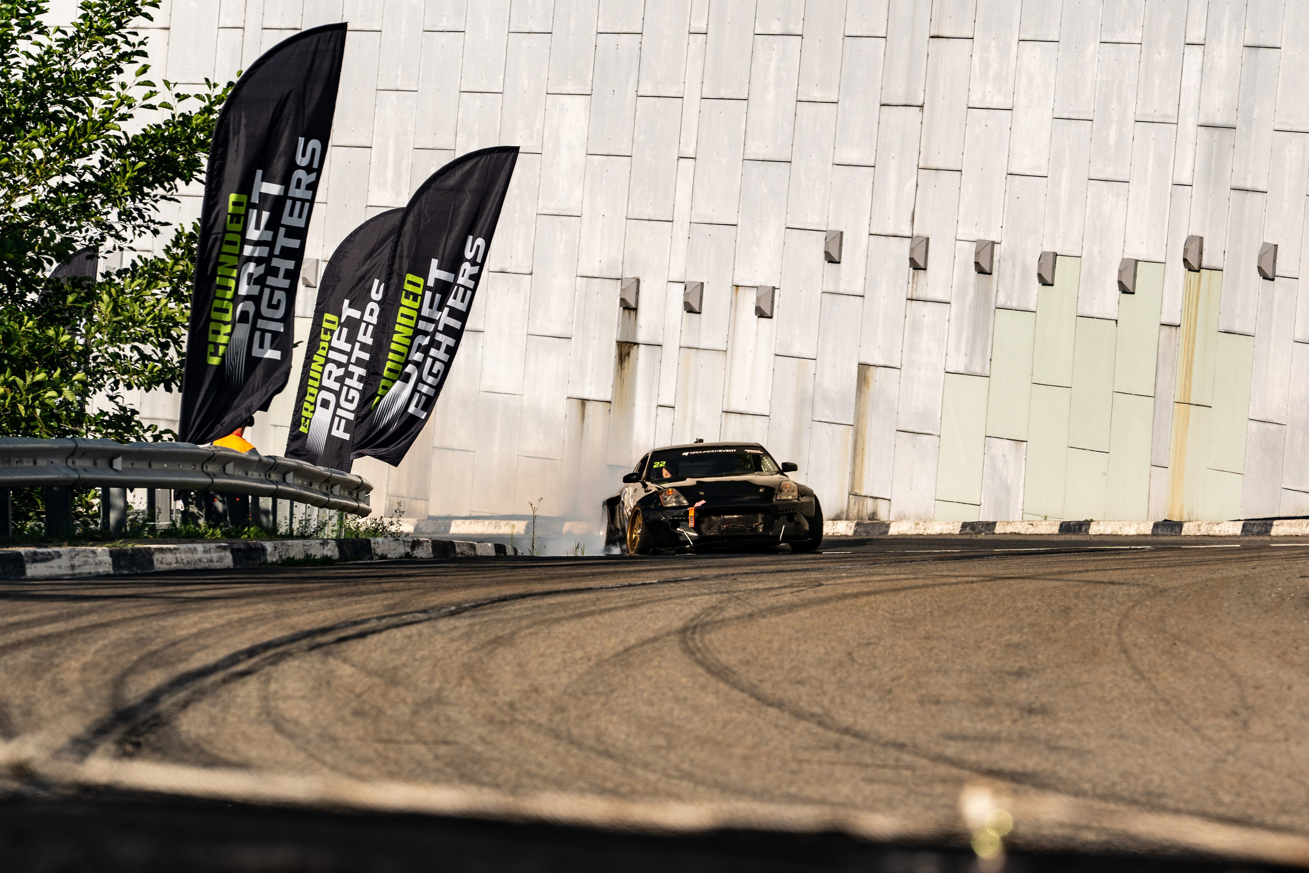 Автомобильные дрифт-гонки в рамках фестиваля Grounded 2024. Репортажный фотограф в Красной Поляне и Сочи Павлюченко Екатерина