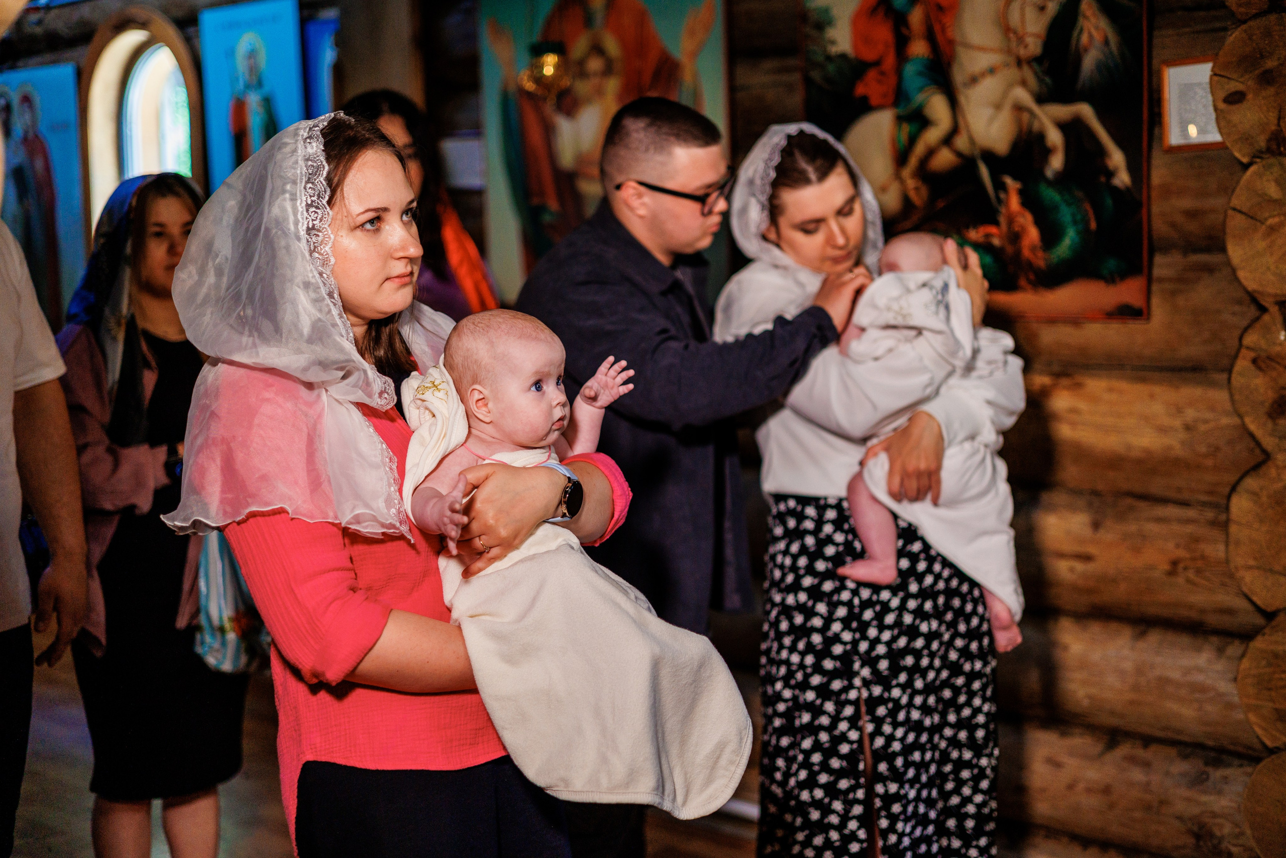 Крещение близняшек. Свадебный и семейный фотограф в Армавире