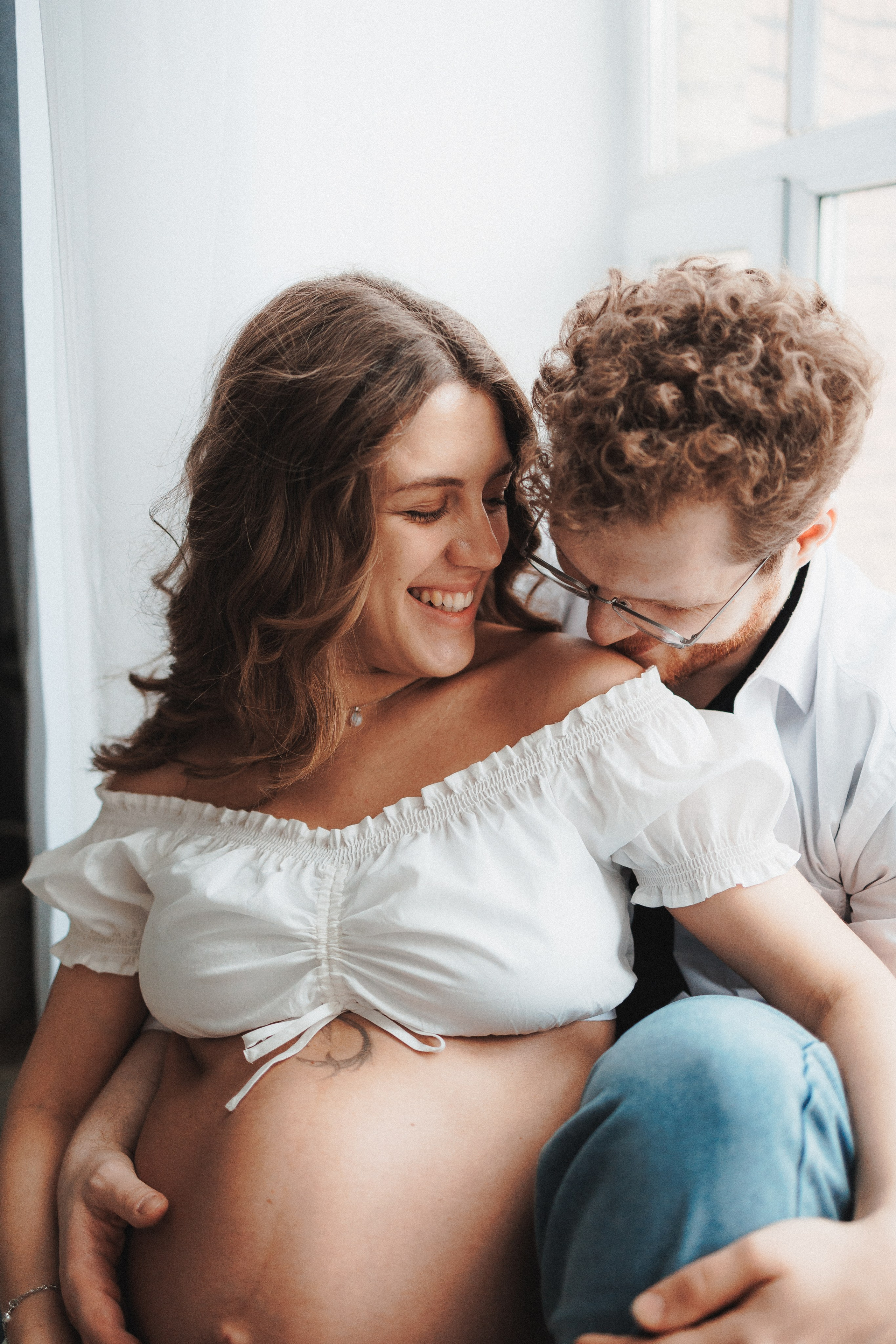 Любовь — это когда ты под сердцем носишь его ребенка. Фотограф Москва Светлана Кирюшина