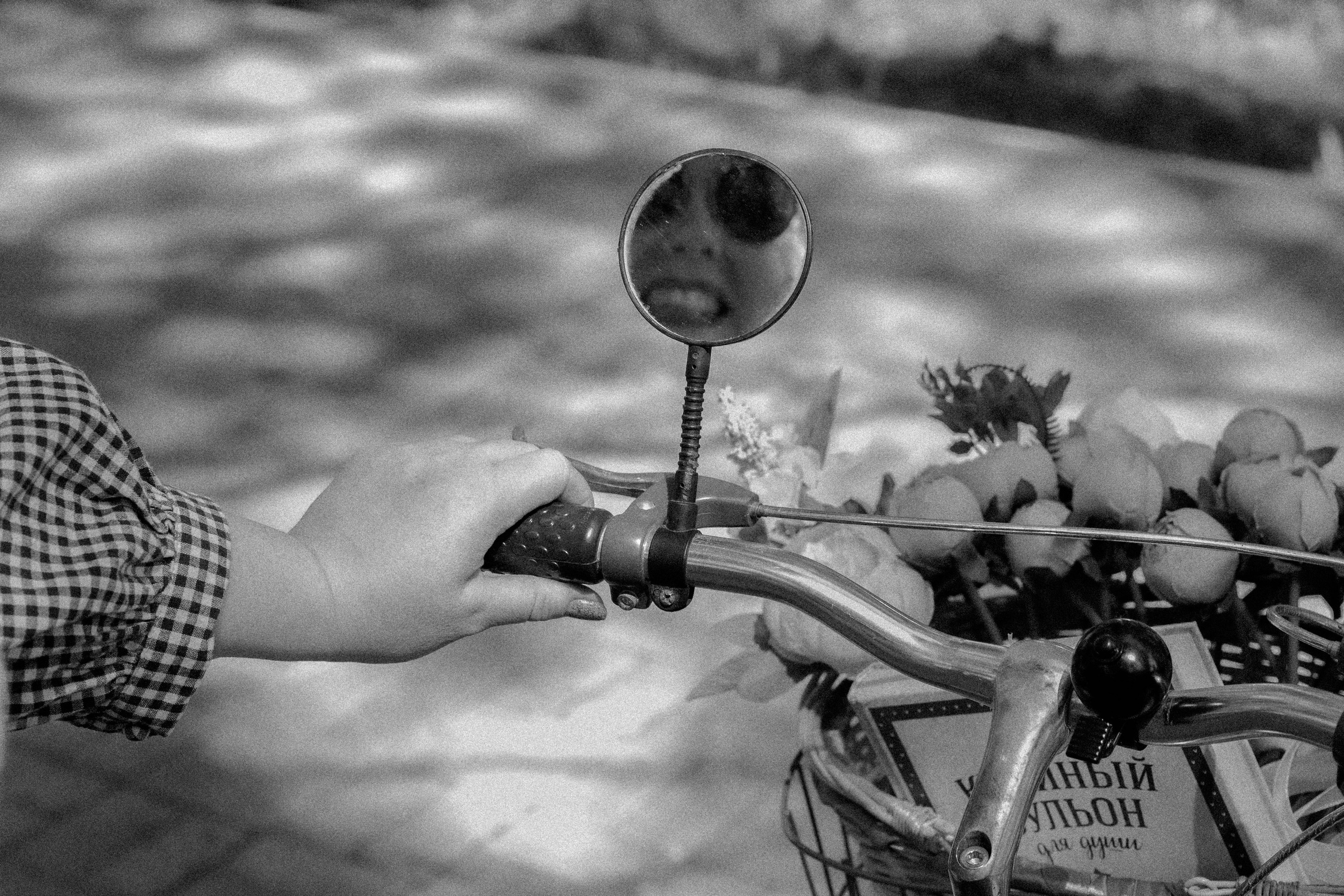 Дама с ретро-велосипедом. Фотограф Екатерина Козловская