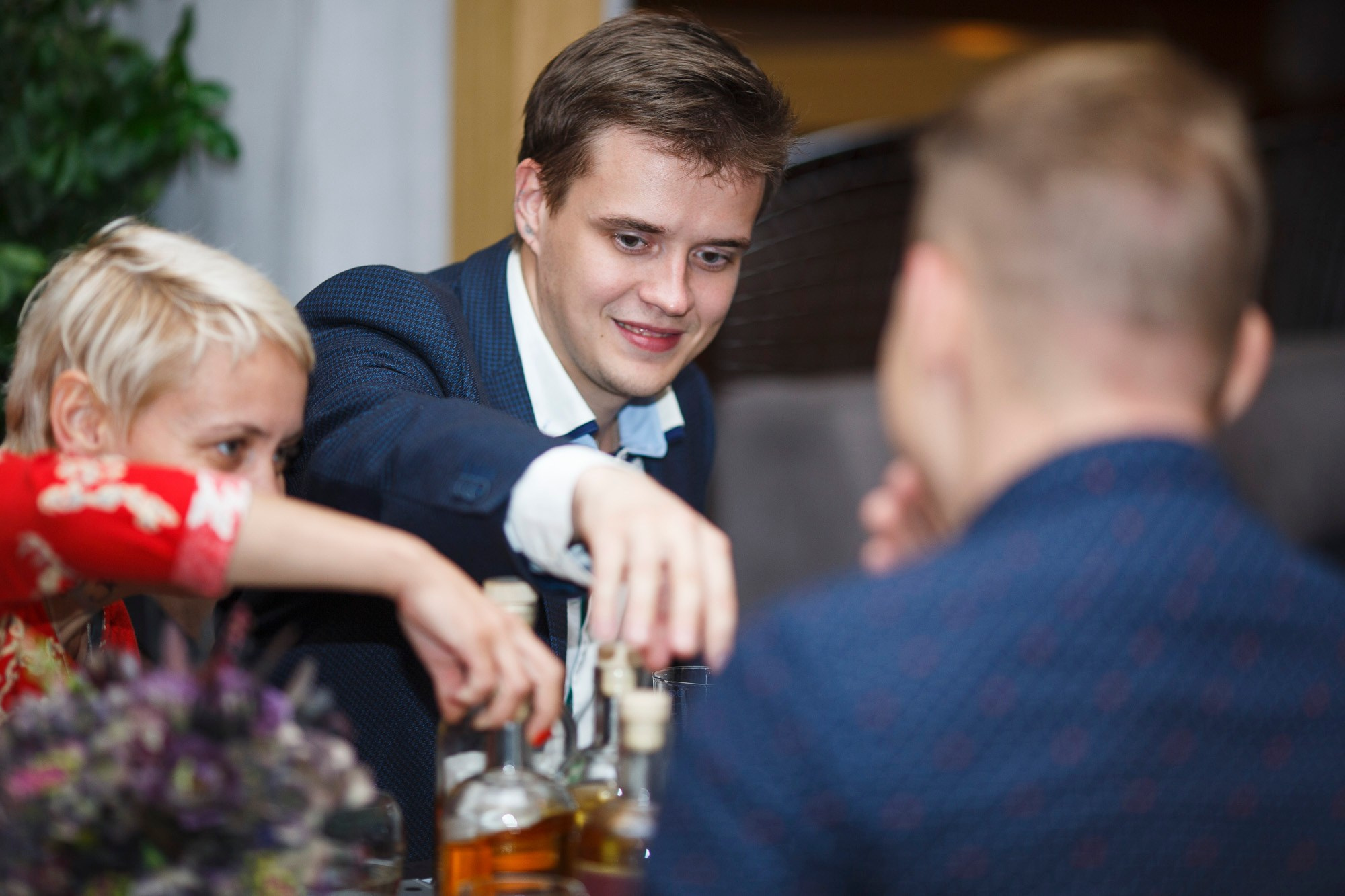 Dinner Chivas. Reportage and staged photographer Natalia Sannikova