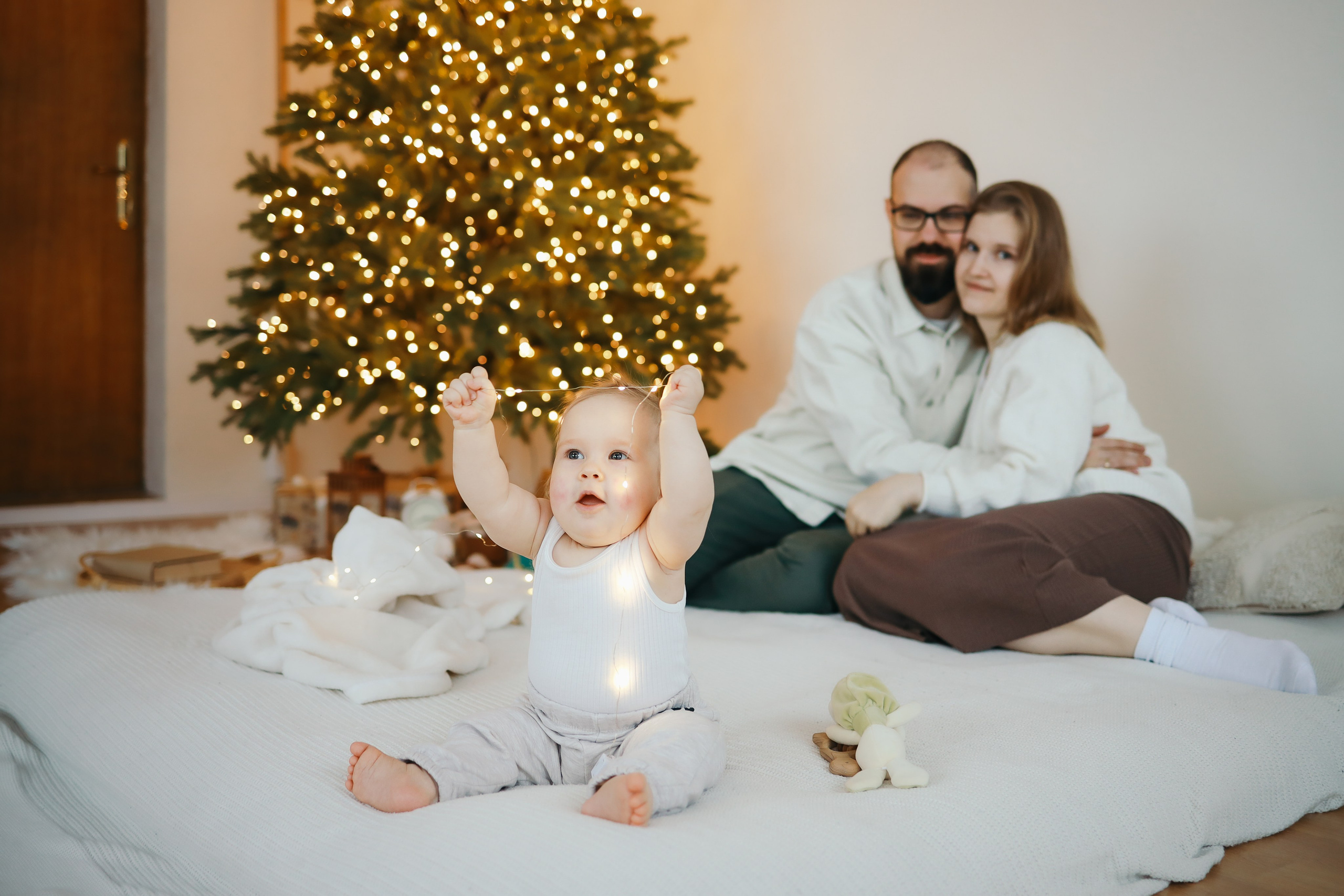Первый Новый год. Семейный фотограф в Москве Ольга Комарова