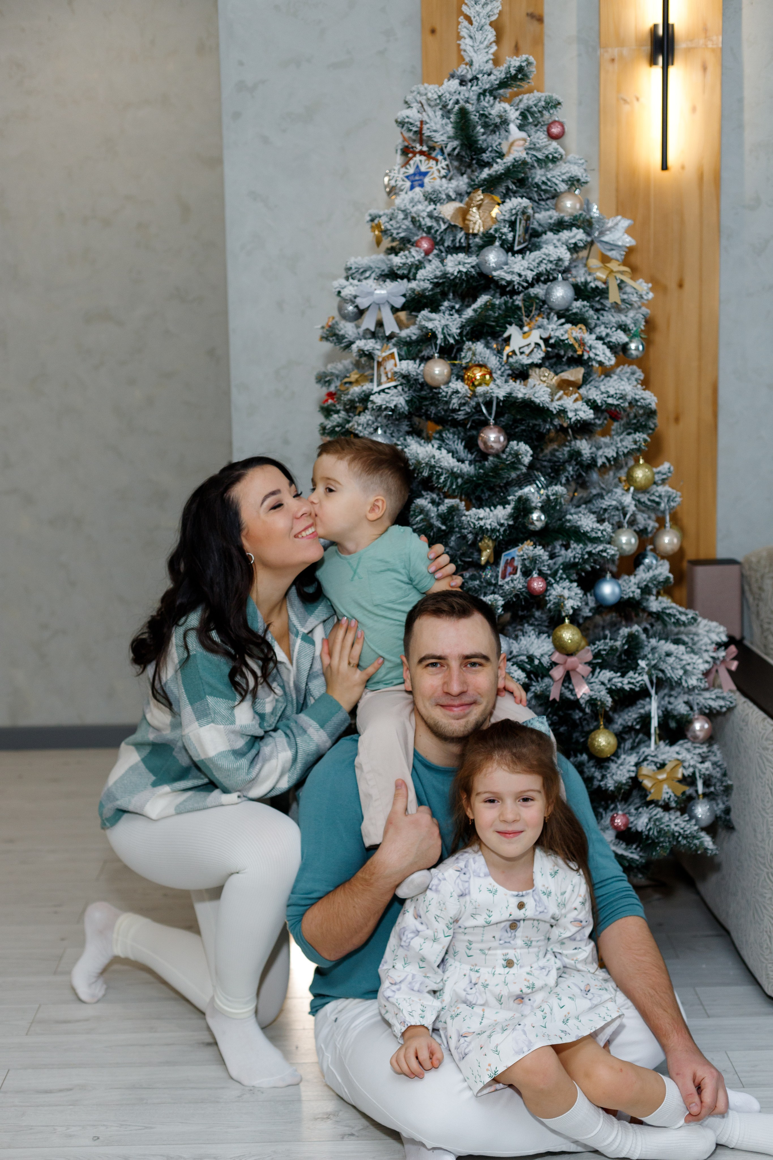 Предновогодняя домашняя фотосессия. Фотограф Александра Сыщенко