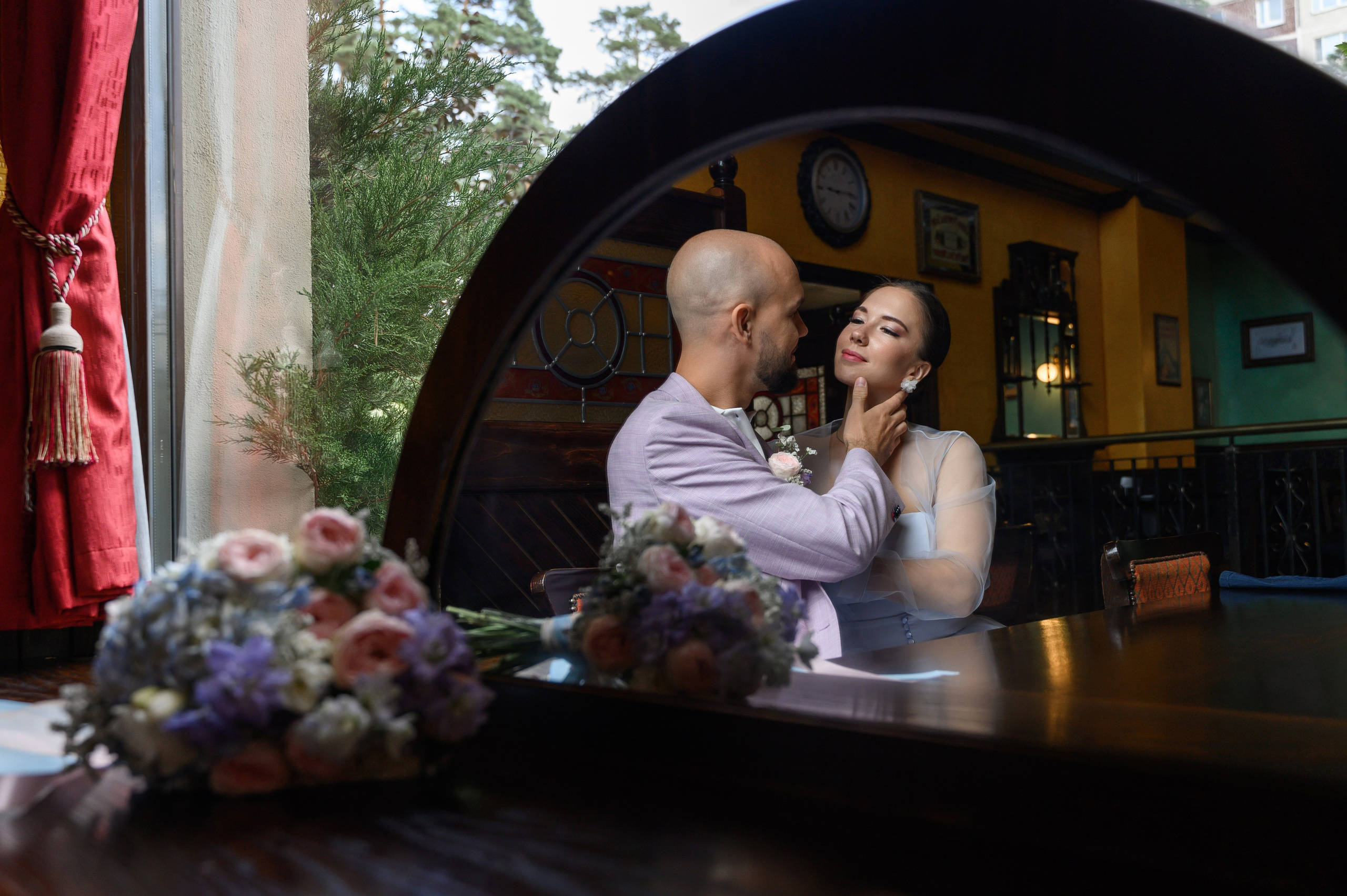 Свадебная фотосессия ресторан «Белый берег». Свадебный фотограф Москва Юрий Кульман