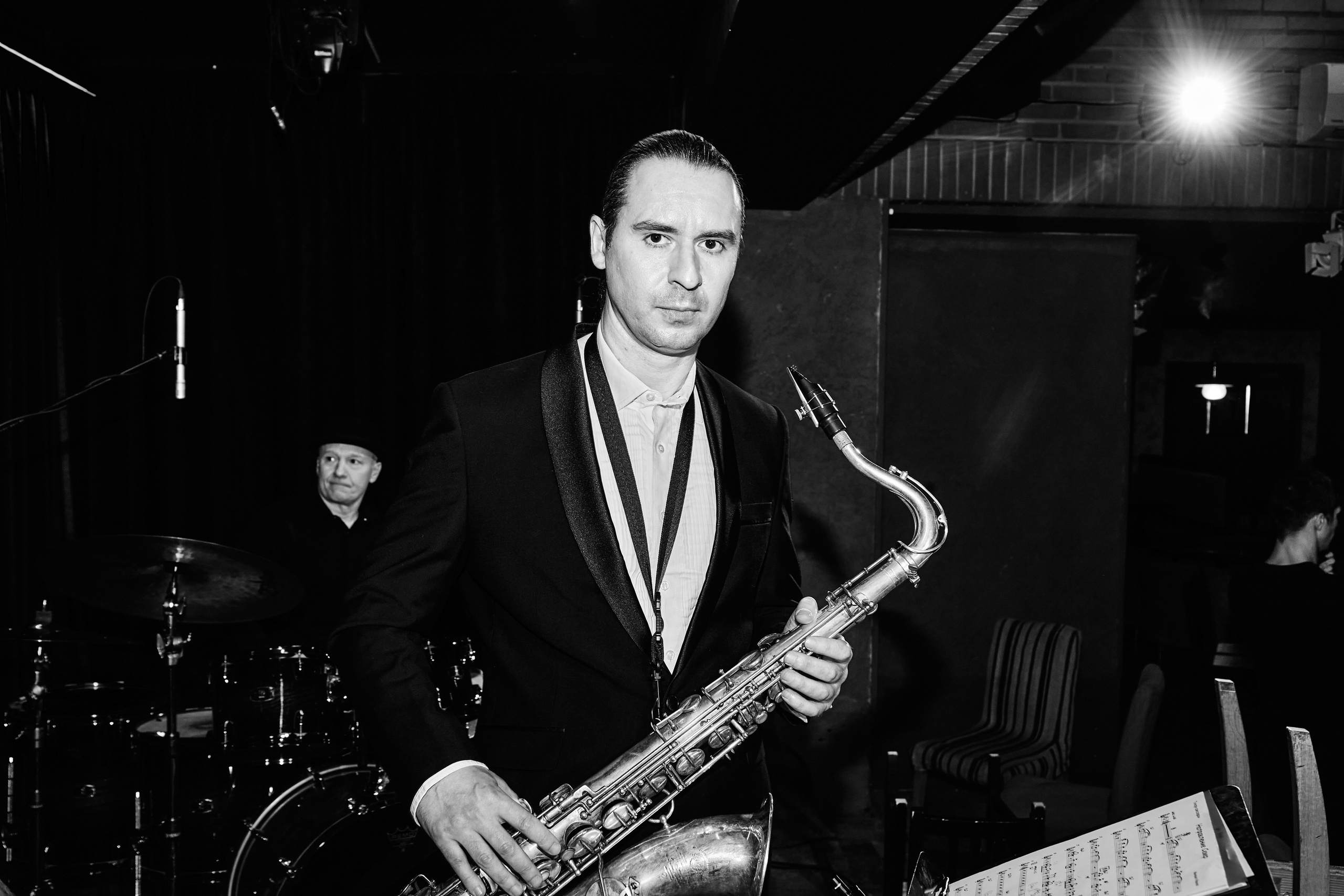 Бэкстейдж для джазовой группы «4 Brothers». Главная