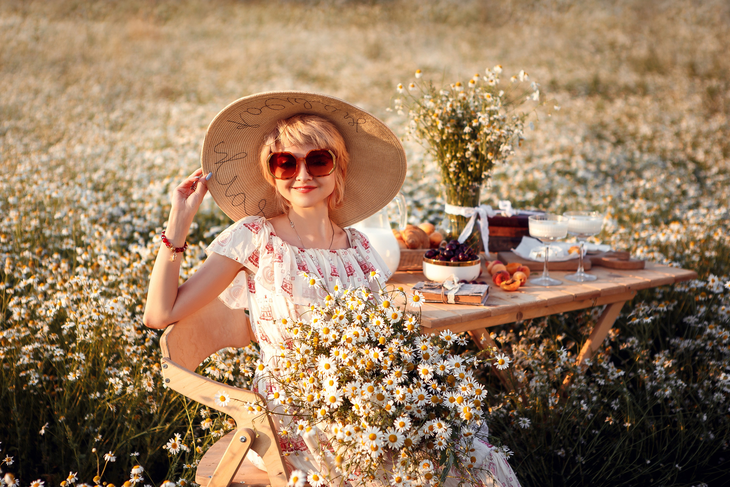 Завтрак в ромашках. Фотограф в Иваново и других городах Ирина Сметанкина