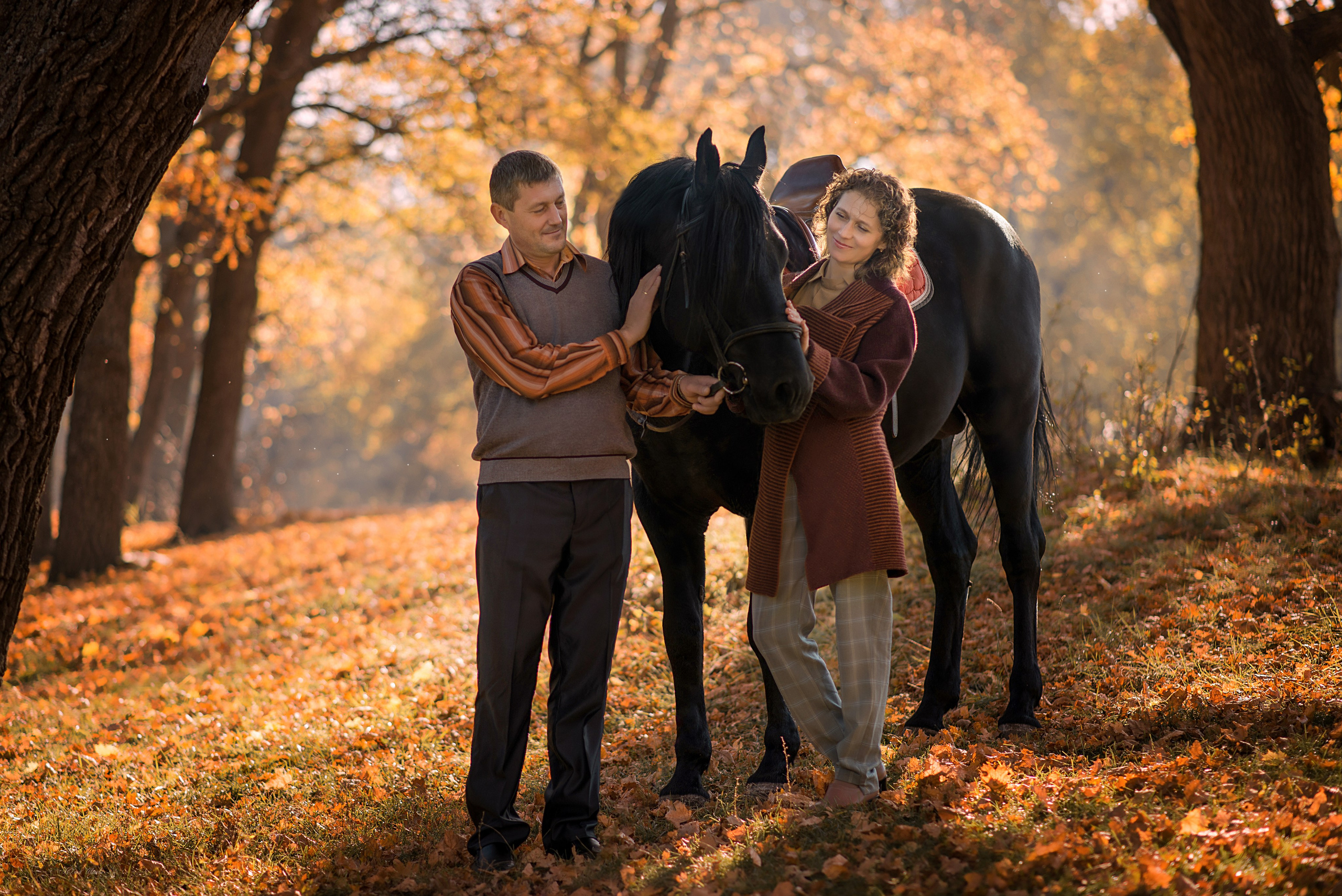 Семейная съемочка с Пиратом. Конный фотограф в Саратове Юлия Иванова