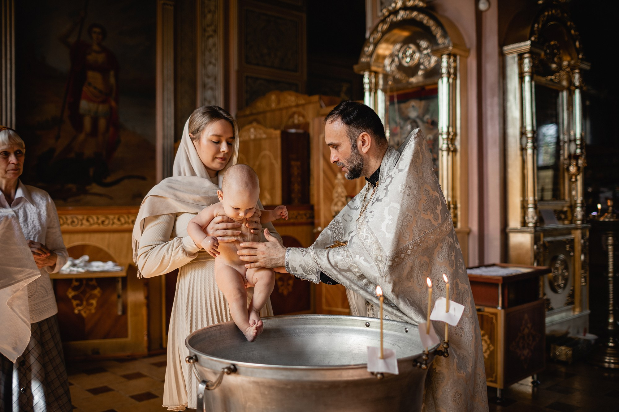 КРЕЩЕНИЕ АРТЕМА (Н. Белого). Семейный фотограф новорождённых в Серпухове Юлия Новикова +79637785957