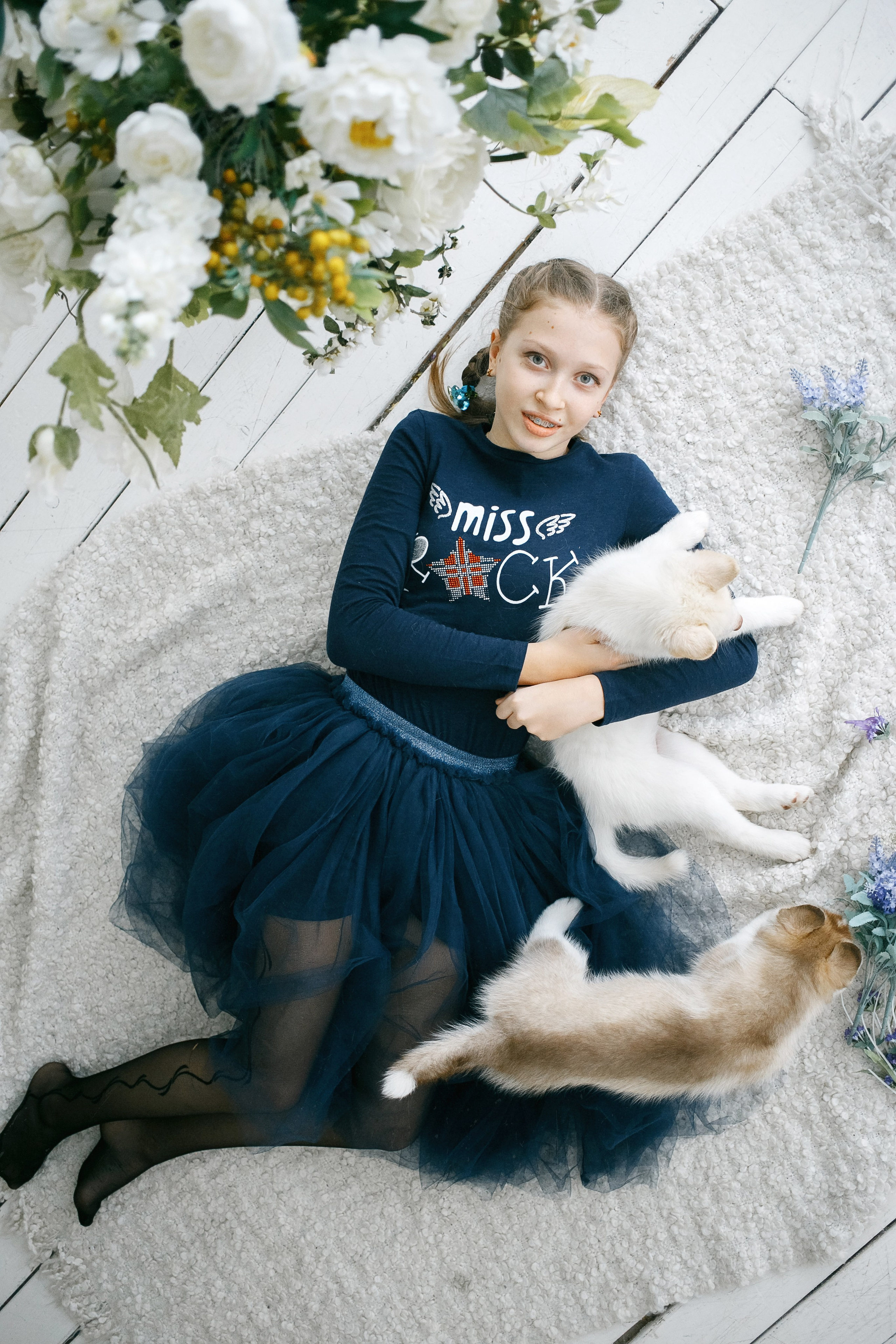 Весенняя фотосессия с щенками Хаски. Фотограф Сергей Логинов