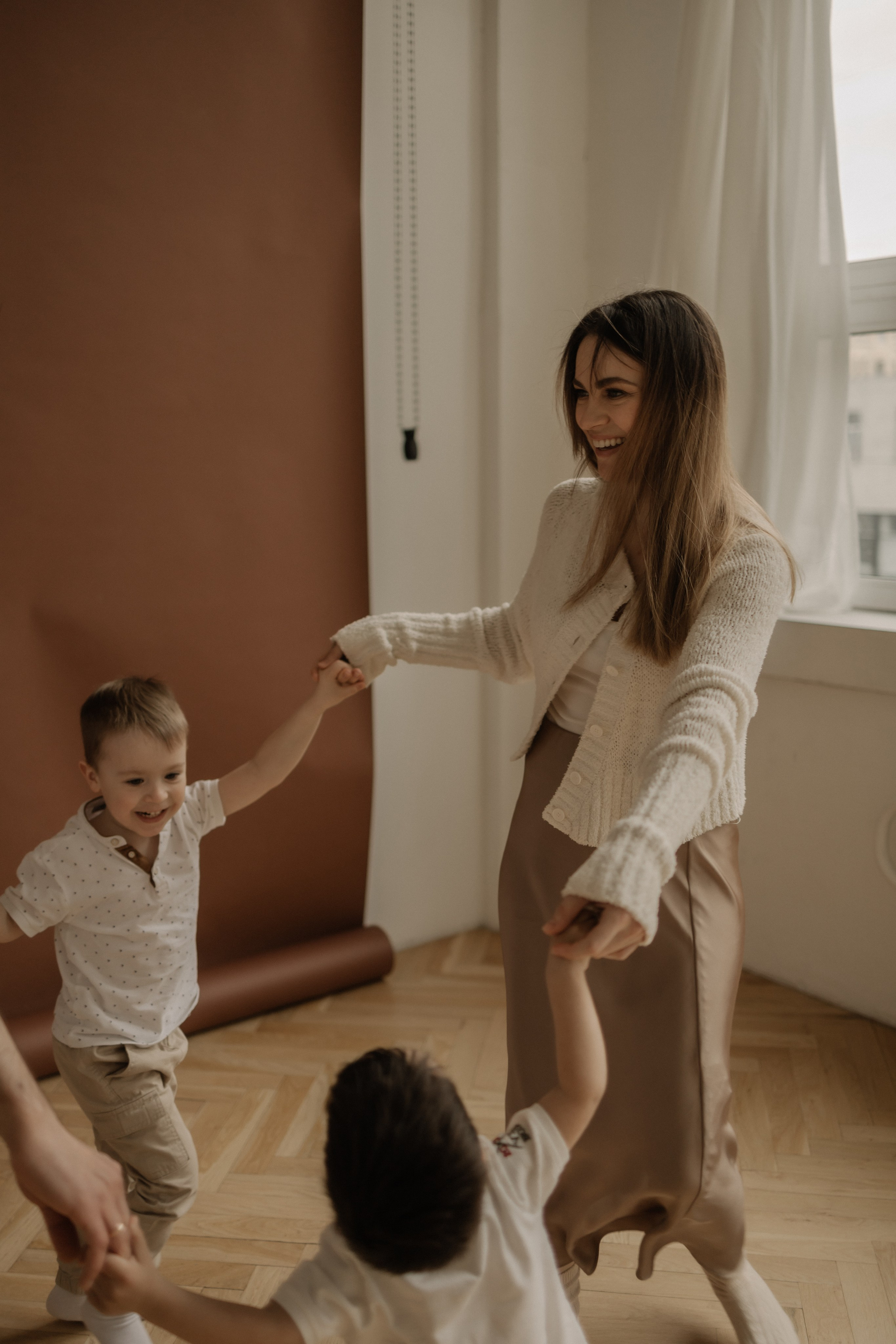 Инна, Иван и малыши Егор и Саша. Семейный, домашний, ньюборн фотограф Москва Цветкова Елизавета