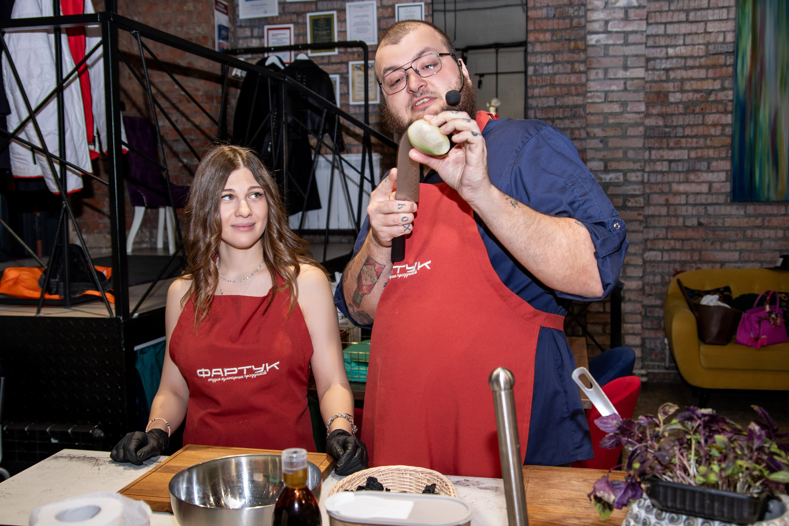 День рождение. Кулинарная студия Фартук. Фотограф в Самаре Алексей Головачёв