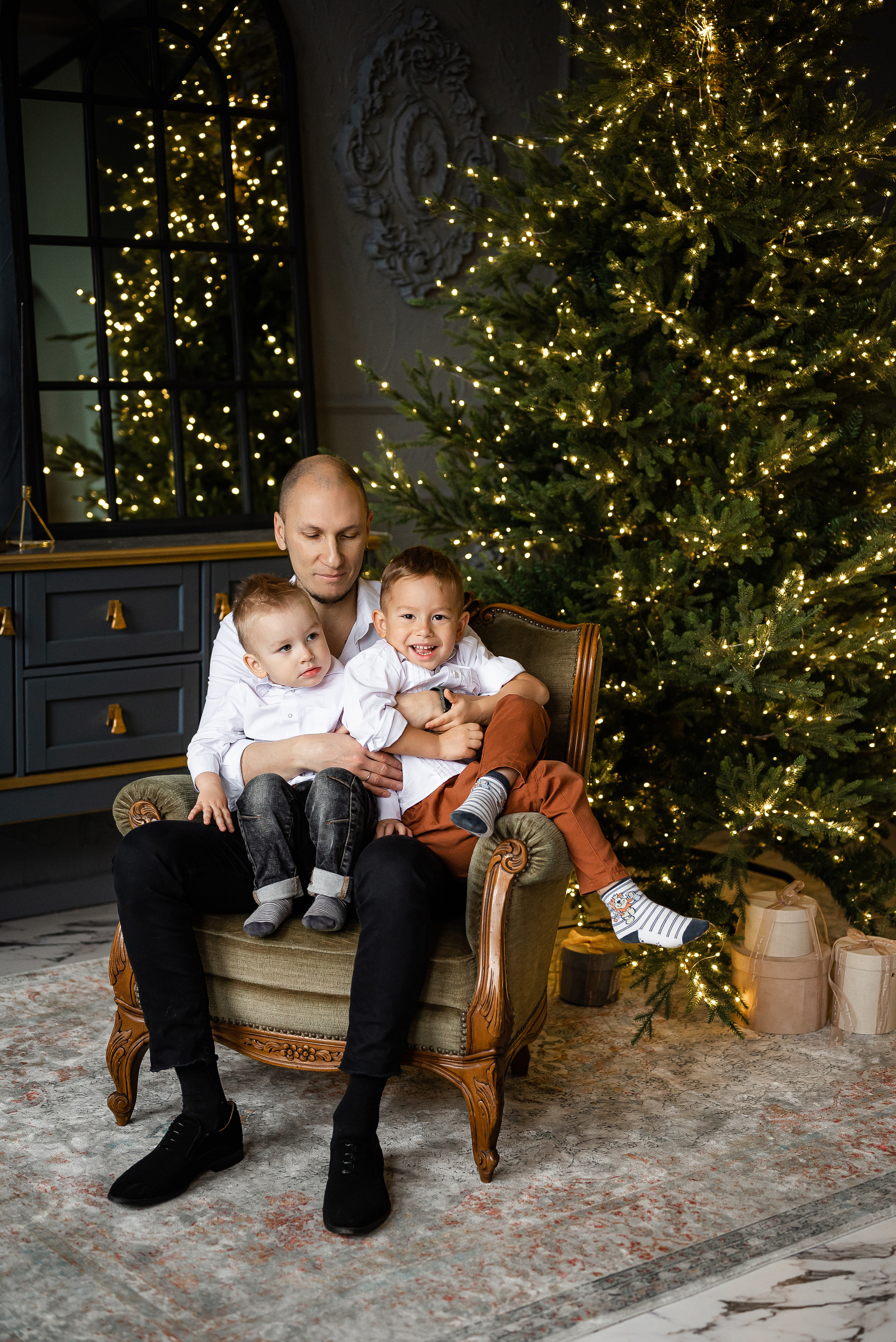 Новогодняя сьемка семьи блогера Ешки. Свадебный и портретный фотограф в Минске Наташа Каракулова