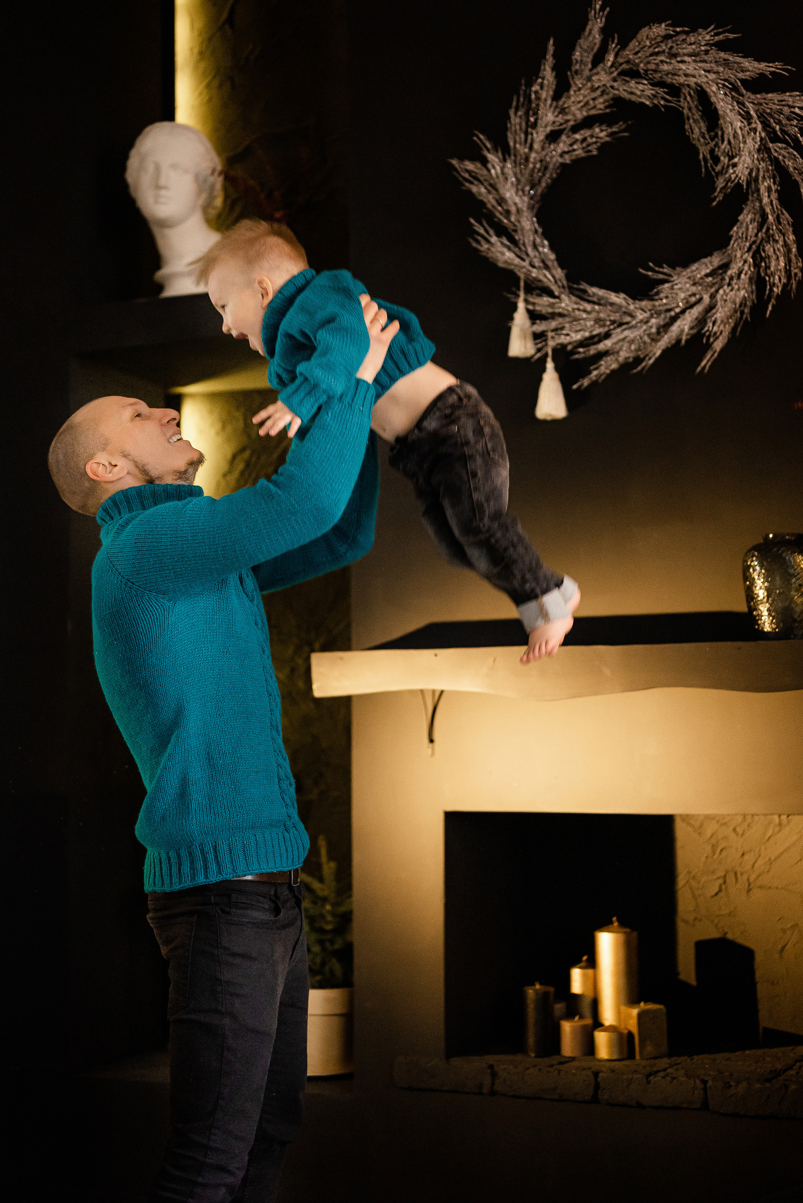 Новогодняя сьемка семьи блогера Ешки. Свадебный и портретный фотограф в Минске Наташа Каракулова