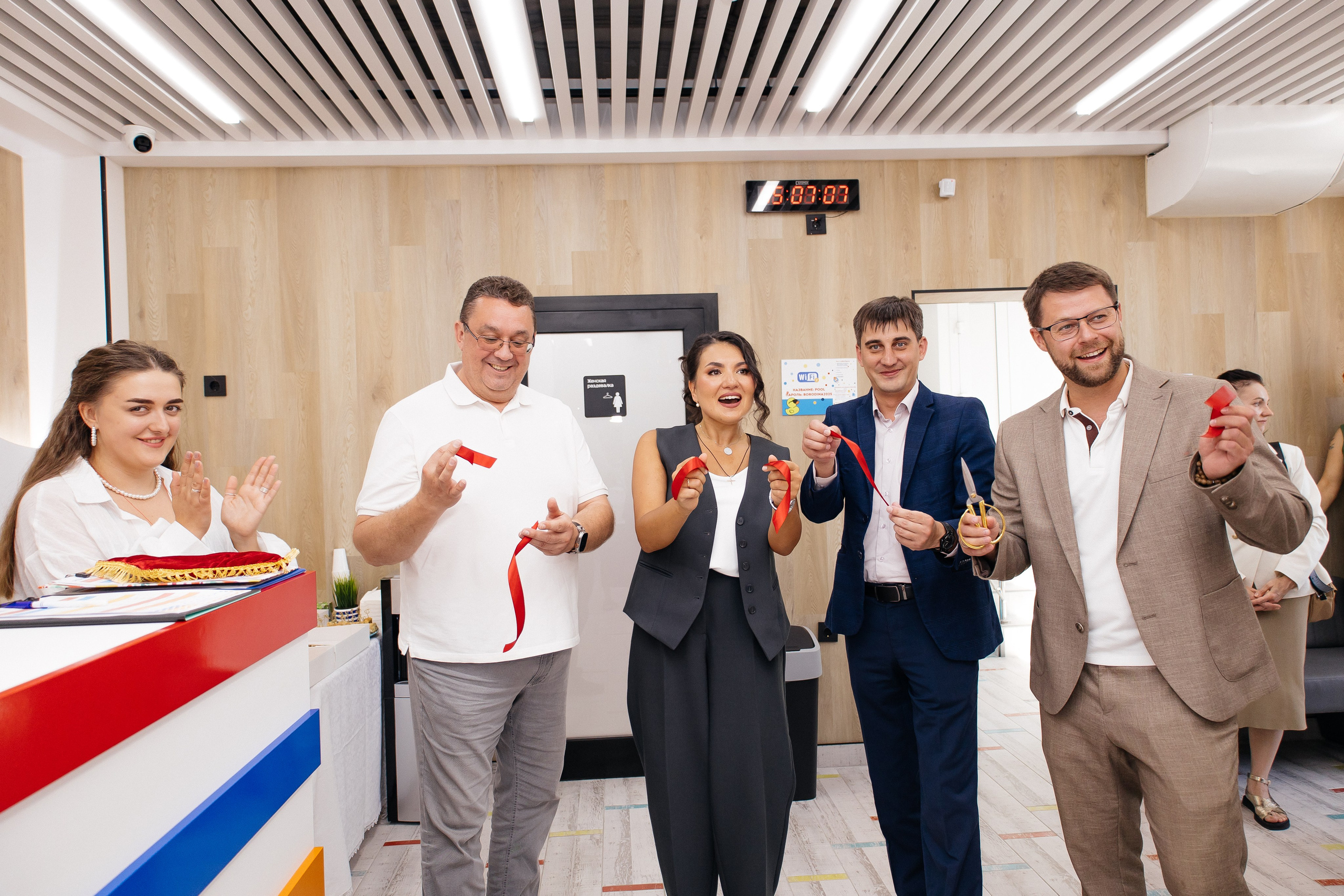 Открытие бассейна. Фотограф в Иркутске