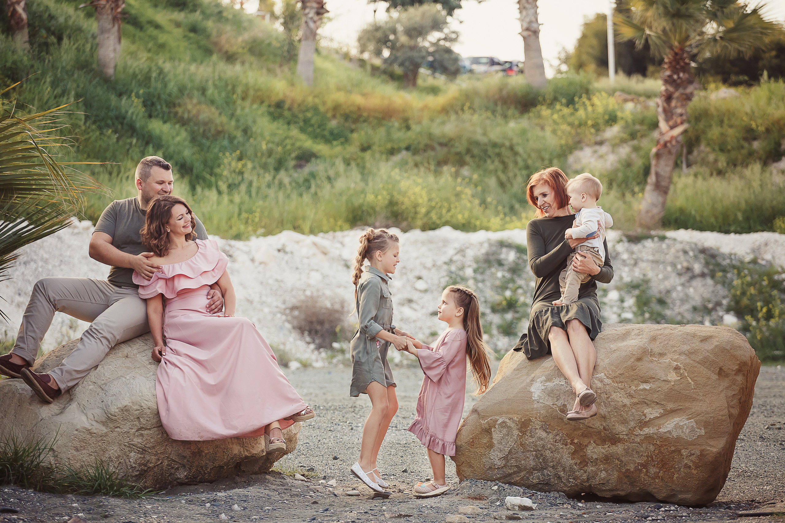 Семейная фотосессия на Кипре. Свадебный и семейный фотограф Ольга Сморжанюк